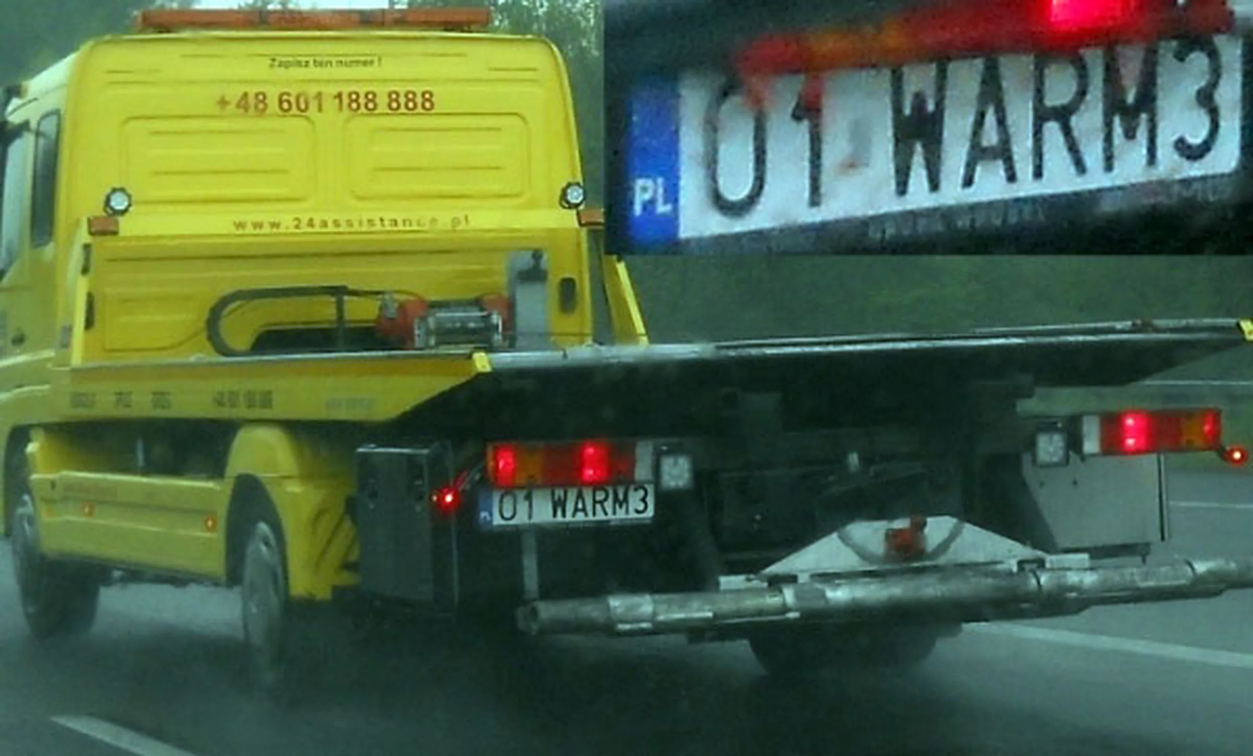 Fajny numer, blacha O1 WARM3