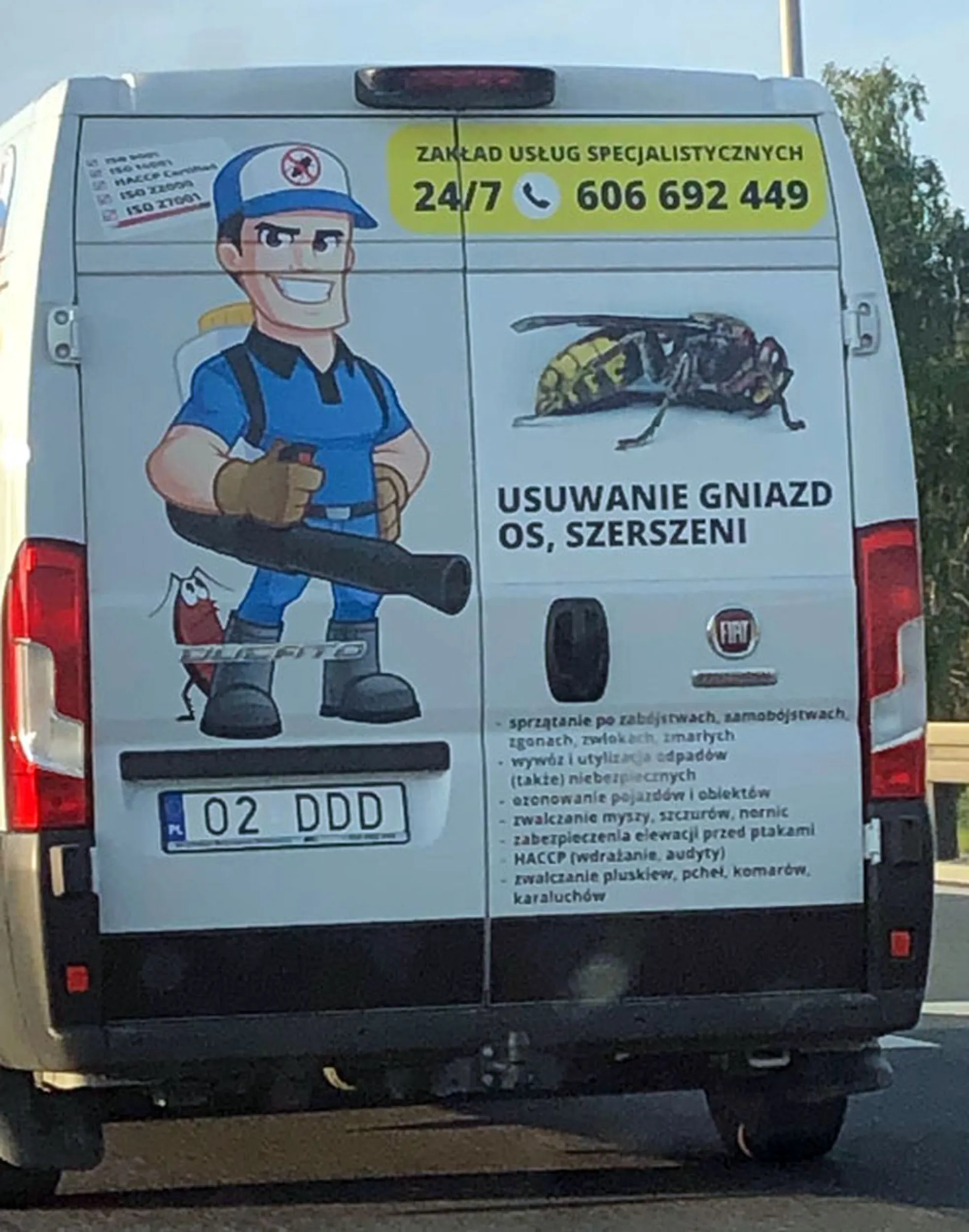 Fajny numer, blacha O2 DDD