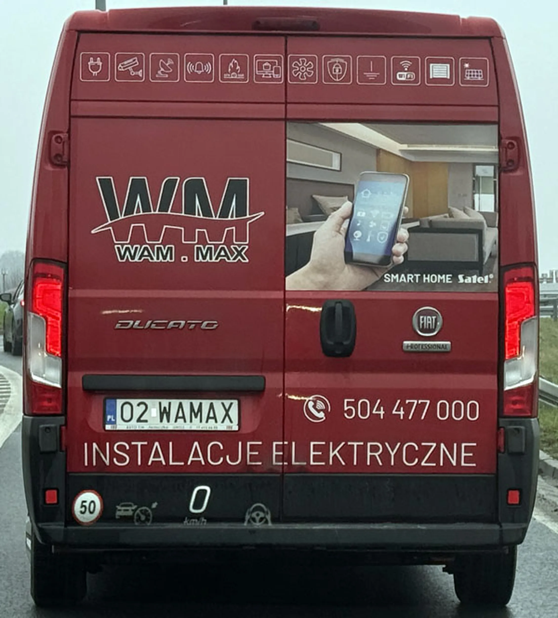 Fajny numer, blacha O2 WAMAX