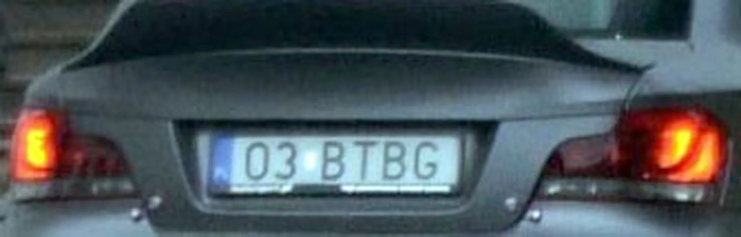 Fajny numer, blacha O3 BTBG