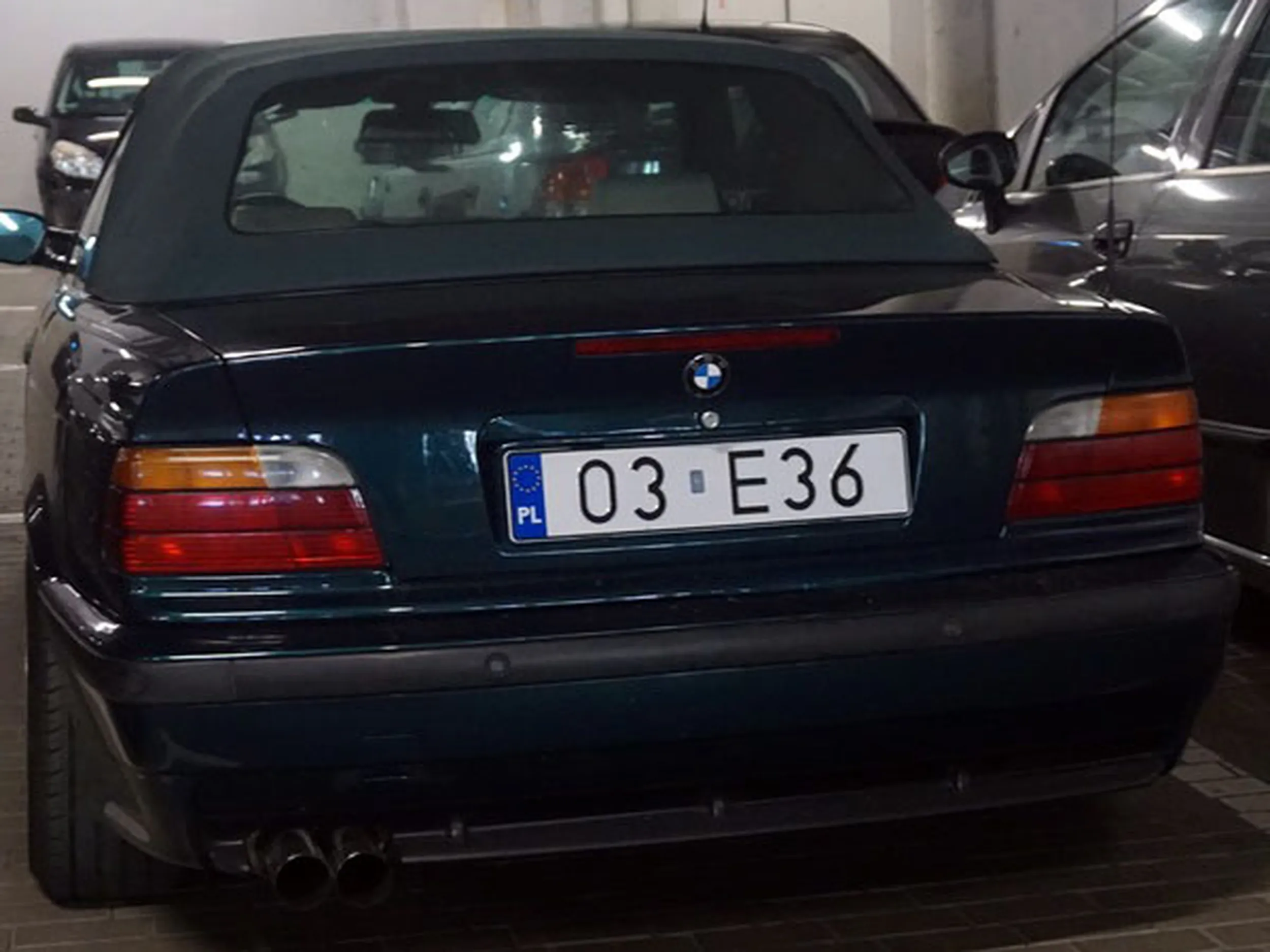 Fajny numer, blacha O3 E36