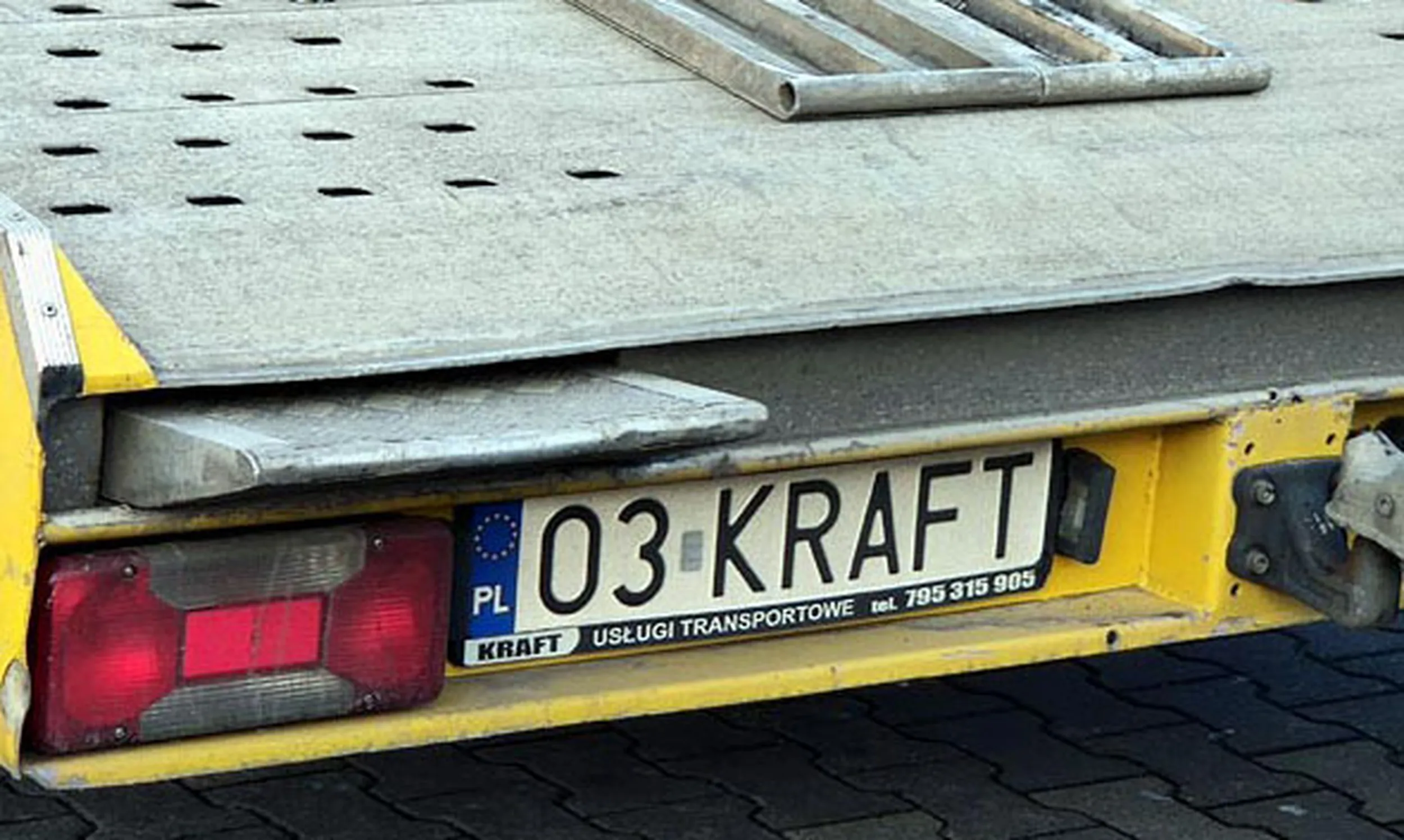 Fajny numer, blacha O3 KRAFT