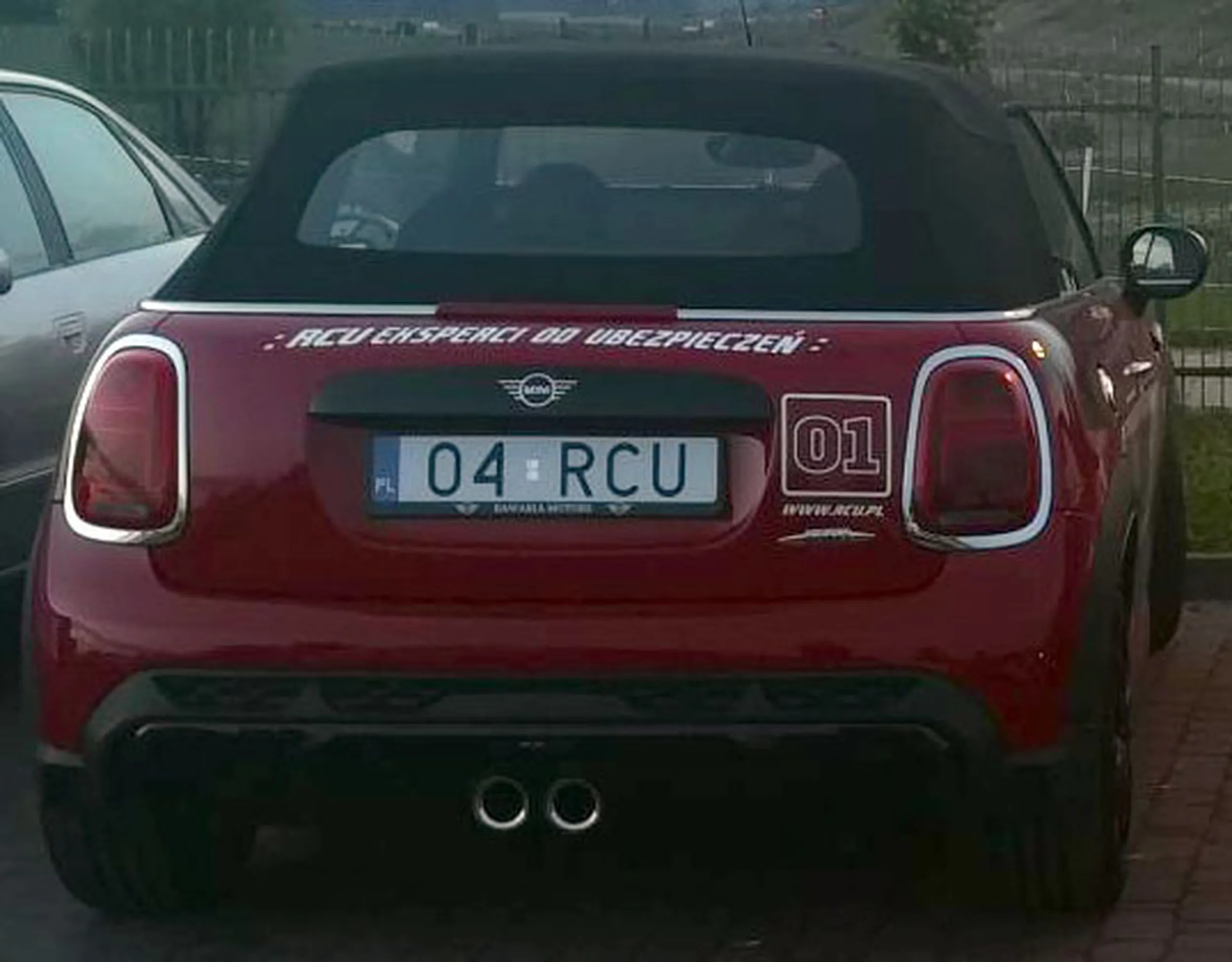 Fajny numer, blacha O4 RCU