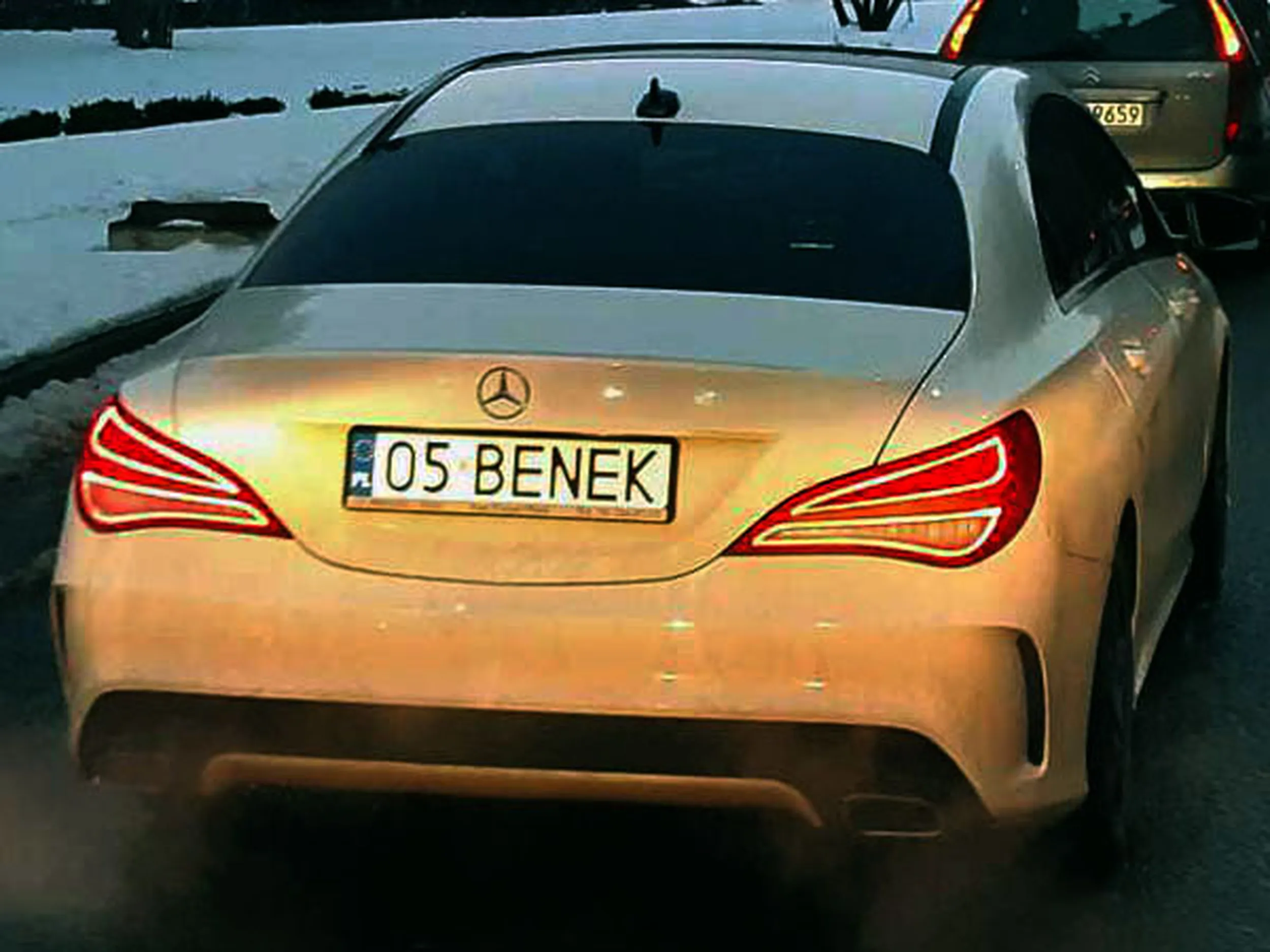 Fajny numer, blacha O5 BENEK