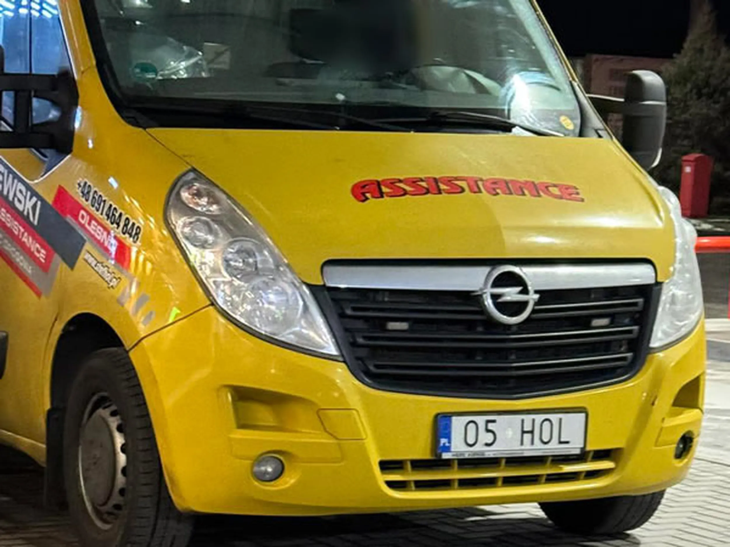 Fajny numer, blacha O5 HOL