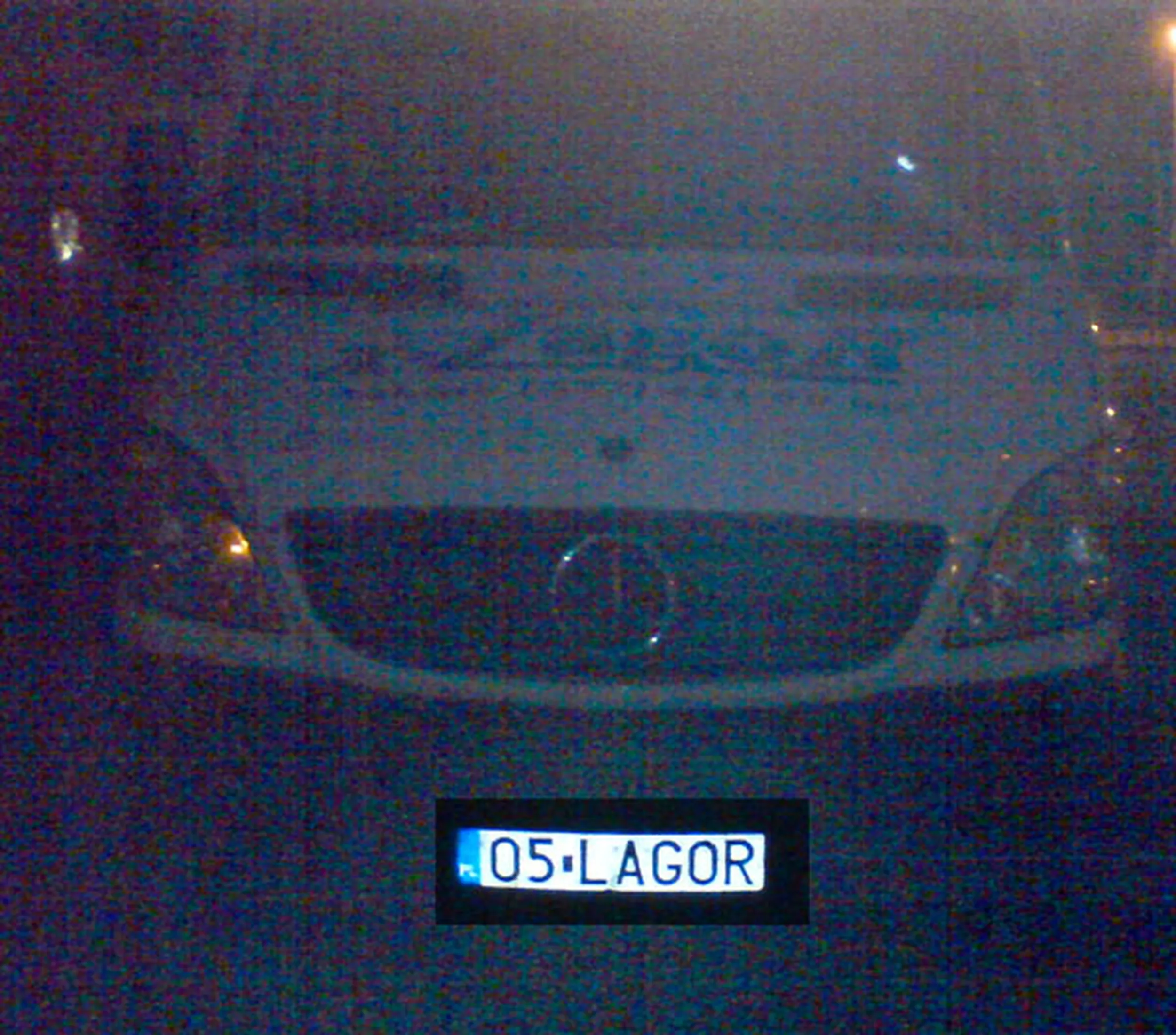 Fajny numer, blacha O5 LAGOR