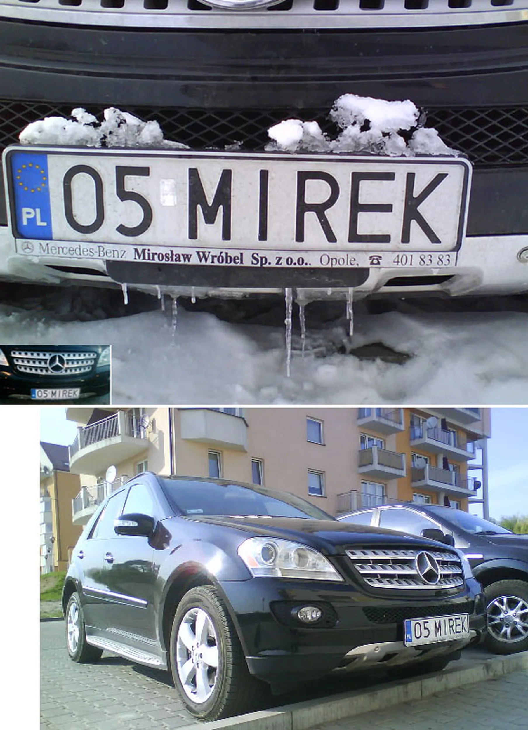 Fajny numer, blacha O5 MIREK