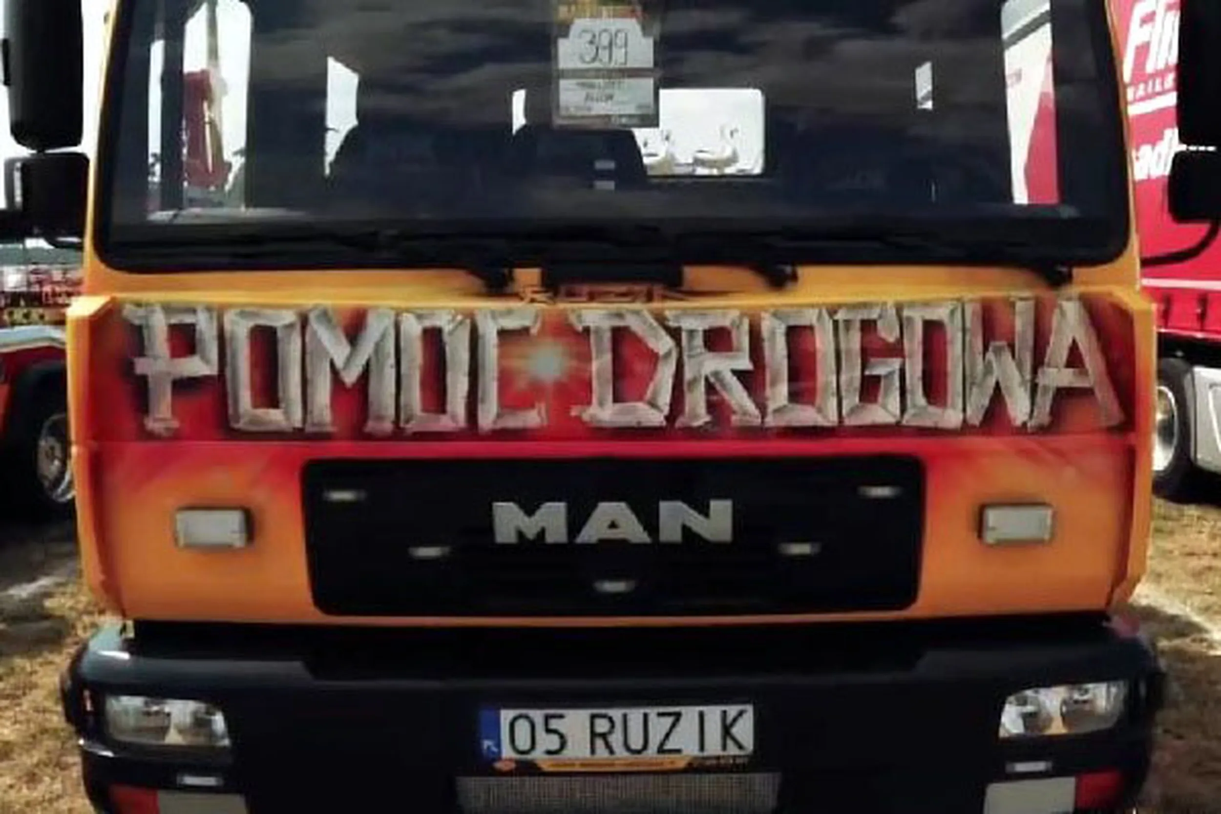 Fajny numer, blacha O5 RUZIK