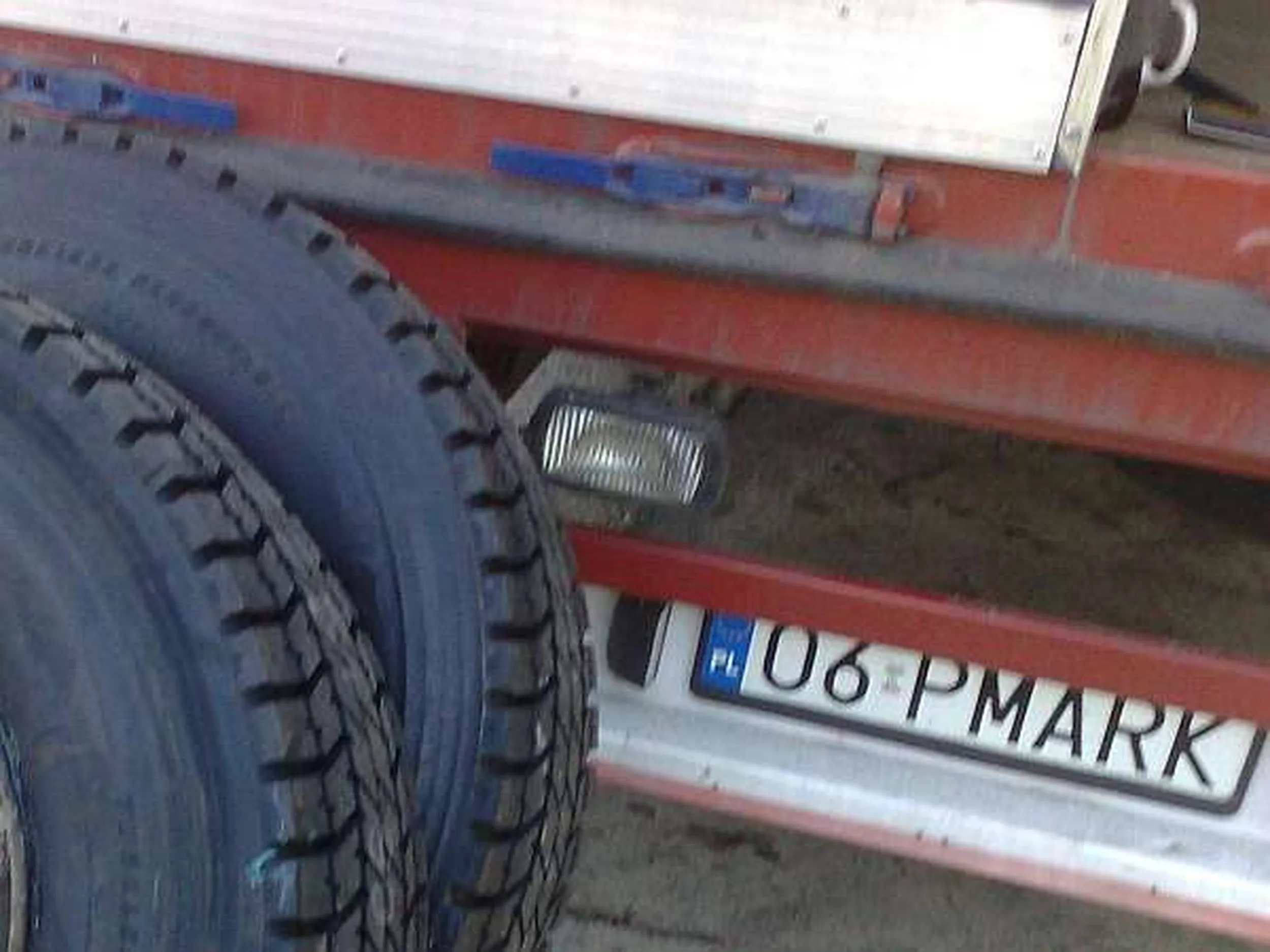 Fajny numer, blacha O6 PMARK