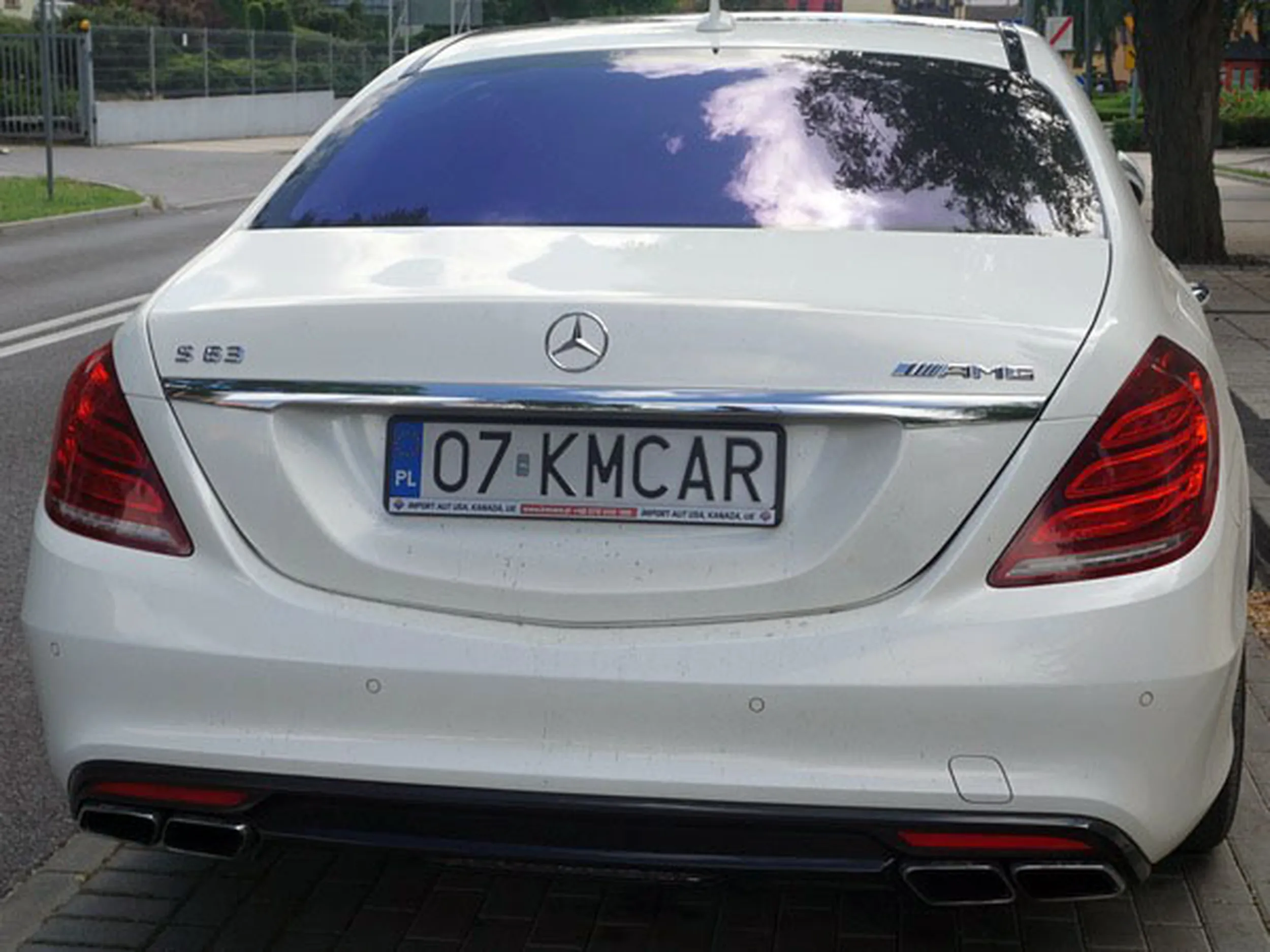 Fajny numer, blacha O7 KMCAR