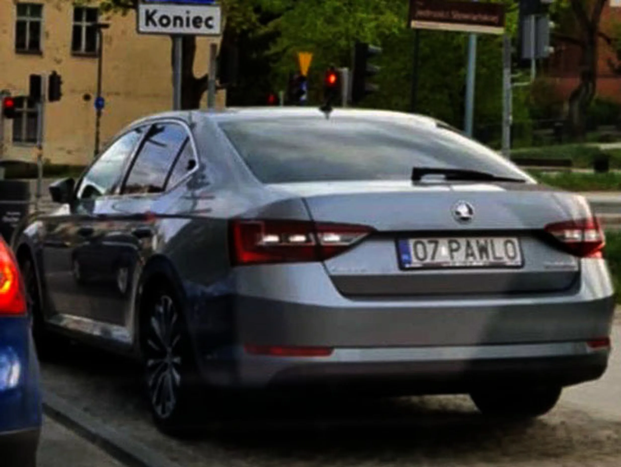 Fajny numer, blacha O7 PAWLO