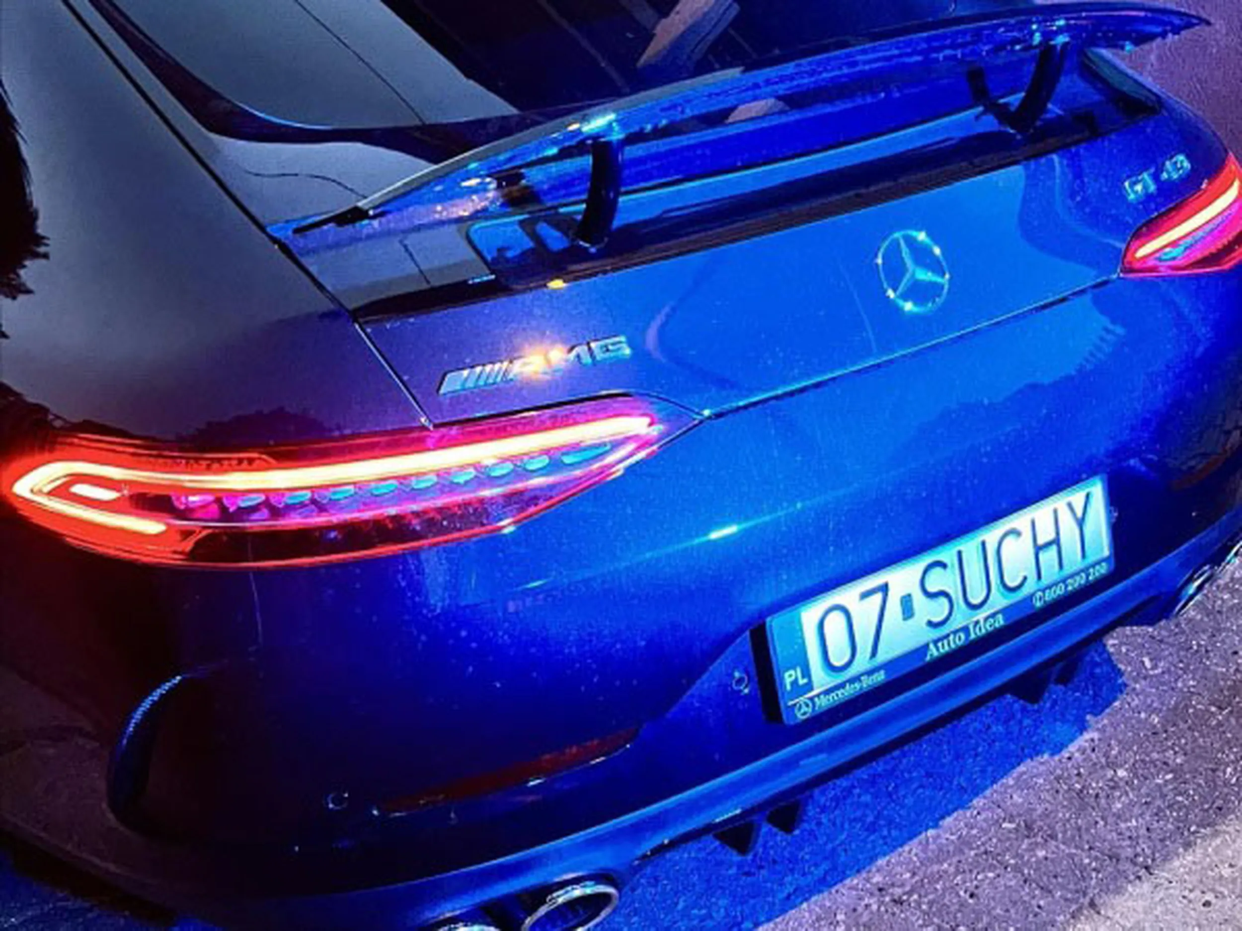 Fajny numer, blacha O7 SUCHY