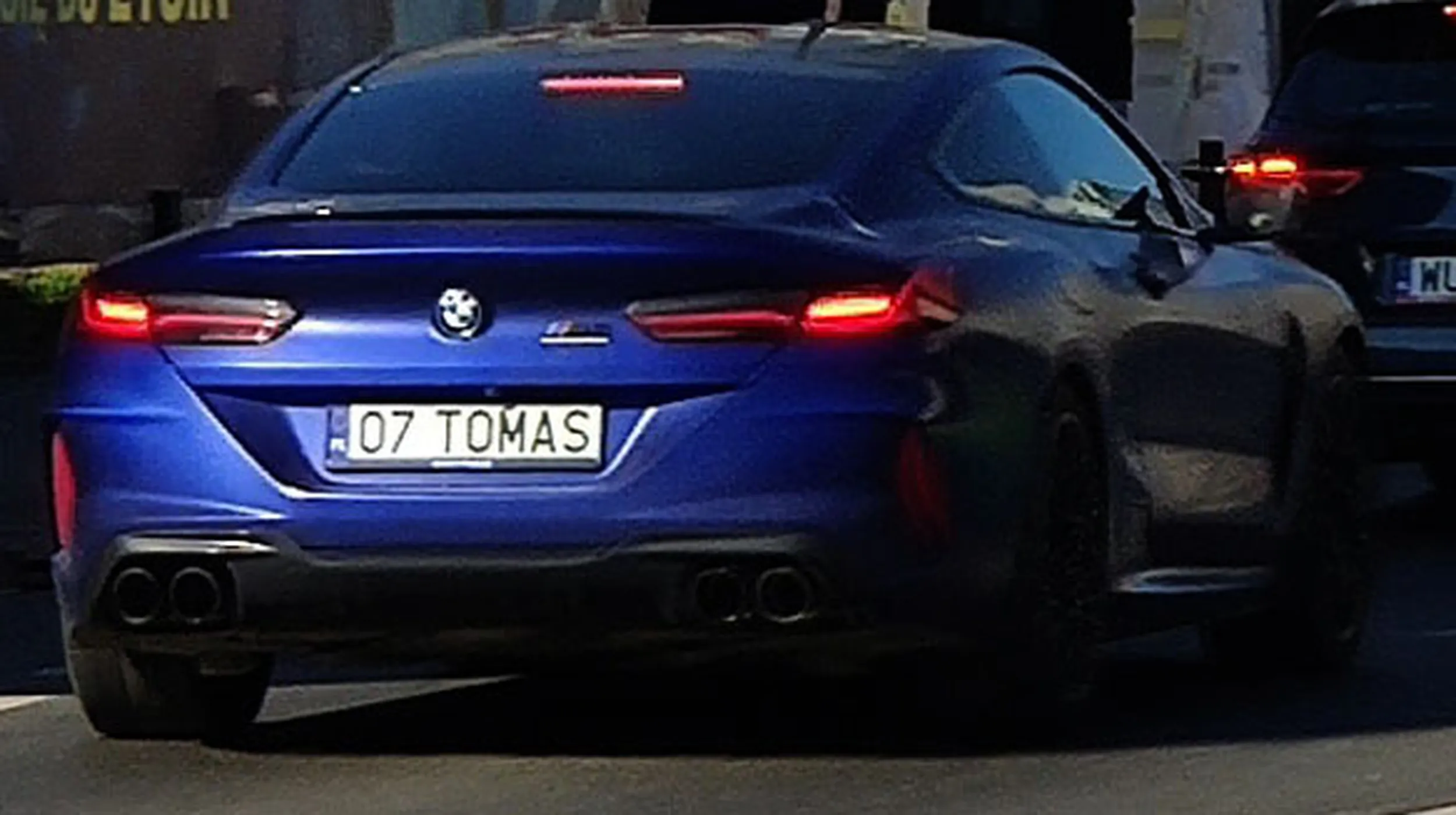 Fajny numer, blacha O7 TOMAS