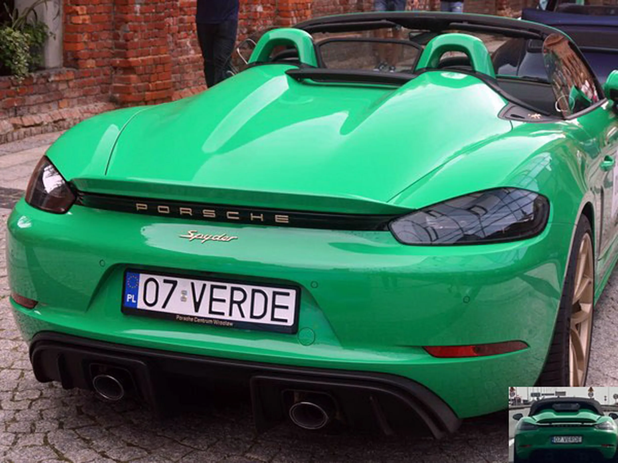 Fajny numer, blacha O7 VERDE