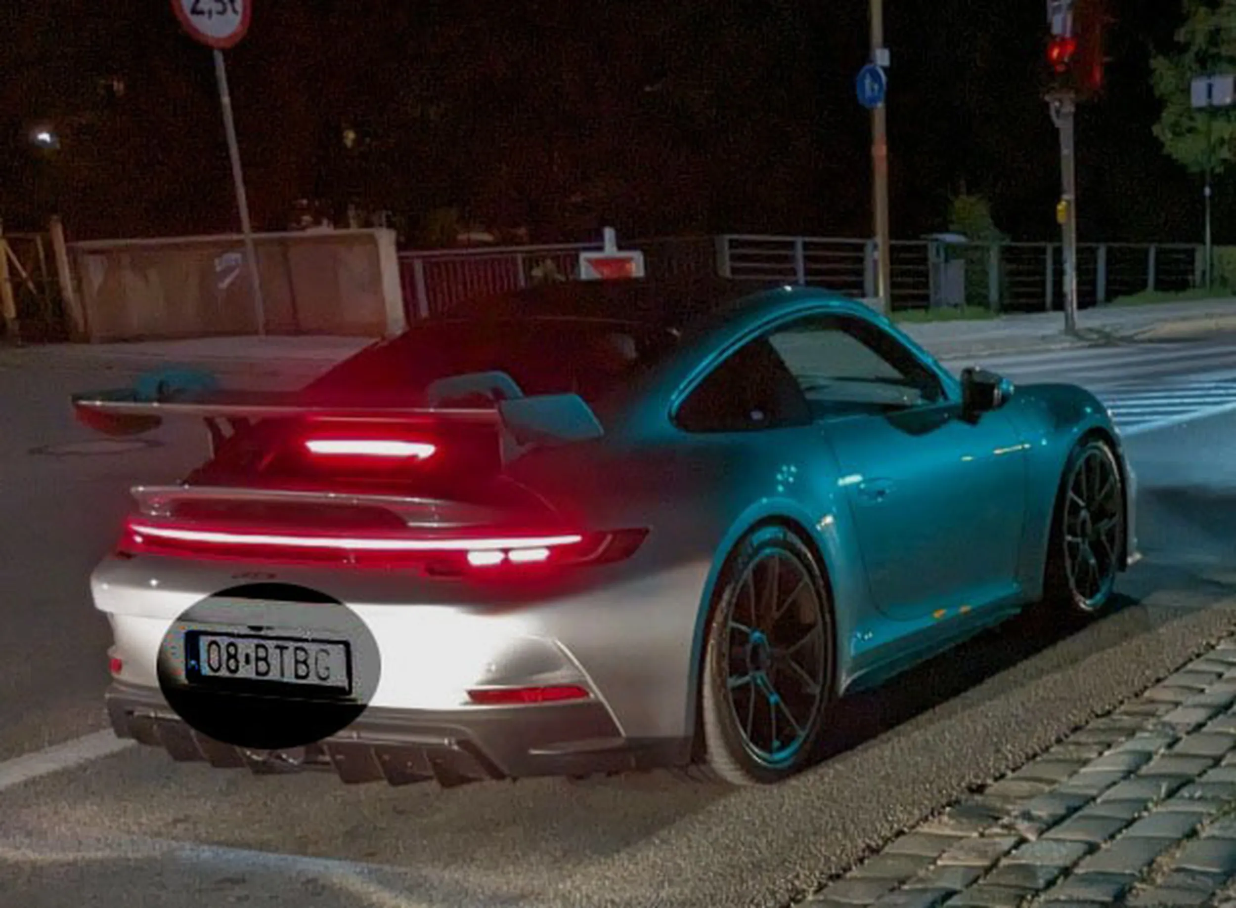 Fajny numer, blacha O8 BTBG