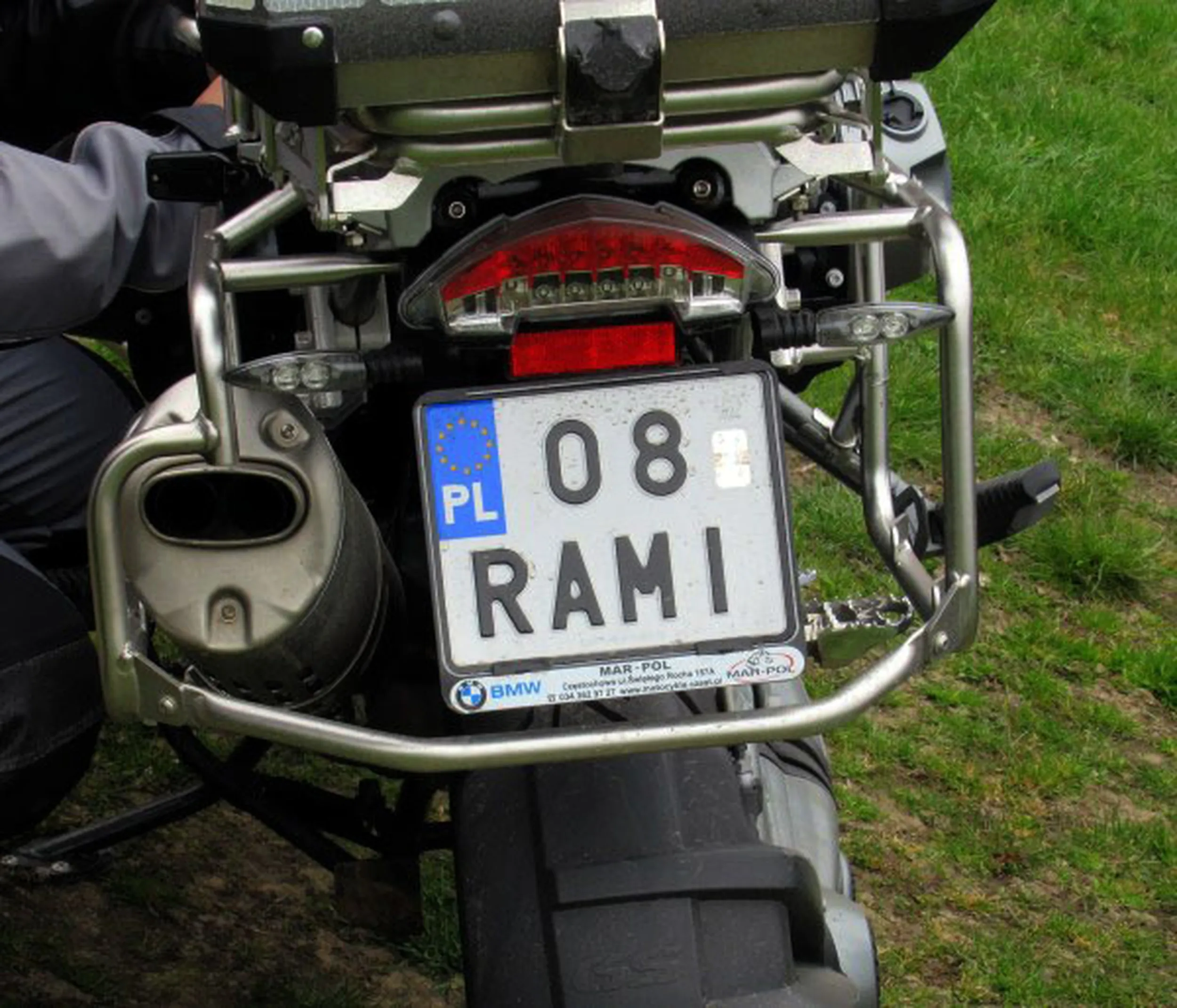 Fajny numer, blacha O8 RAMI