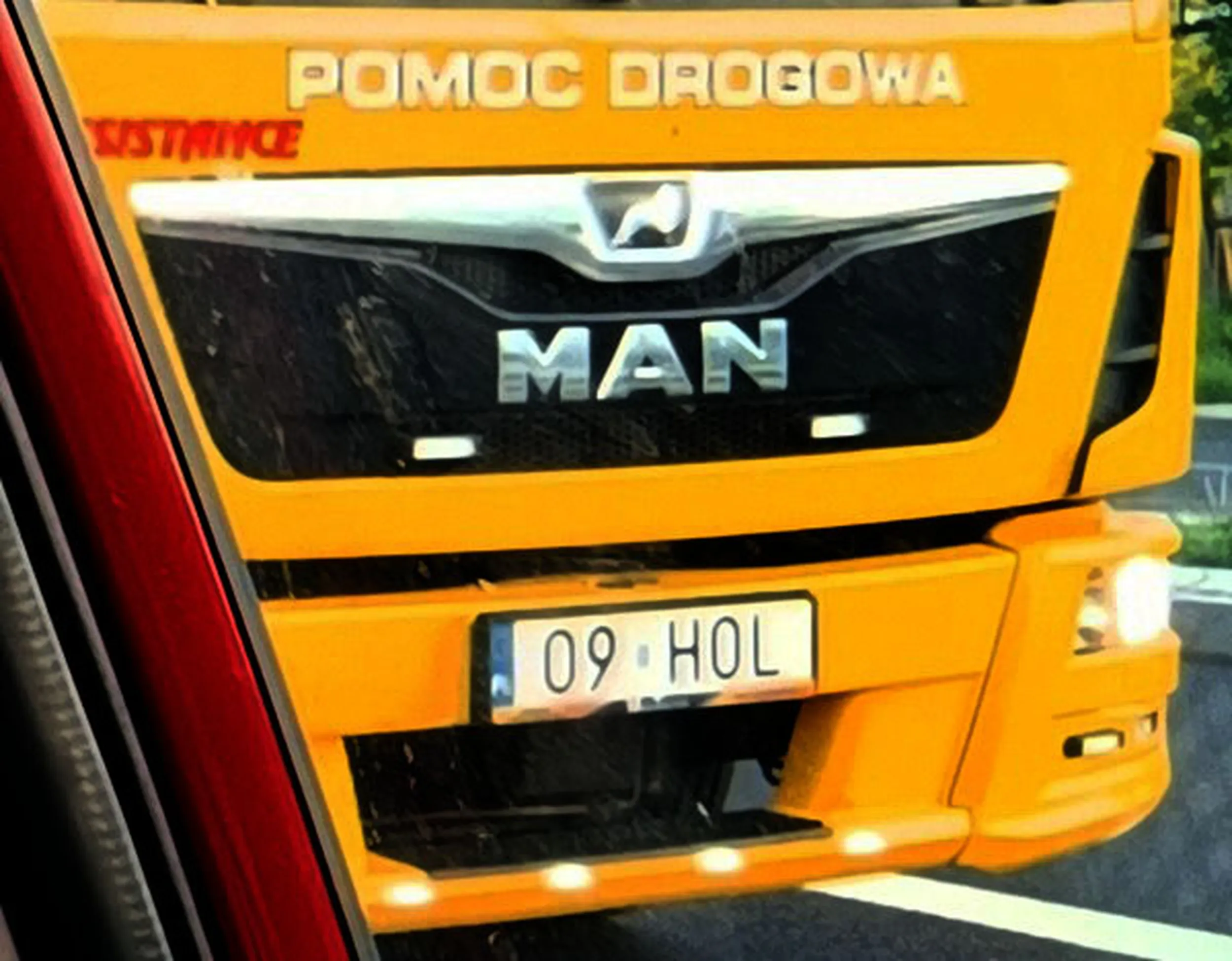 Fajny numer, blacha O9 HOL