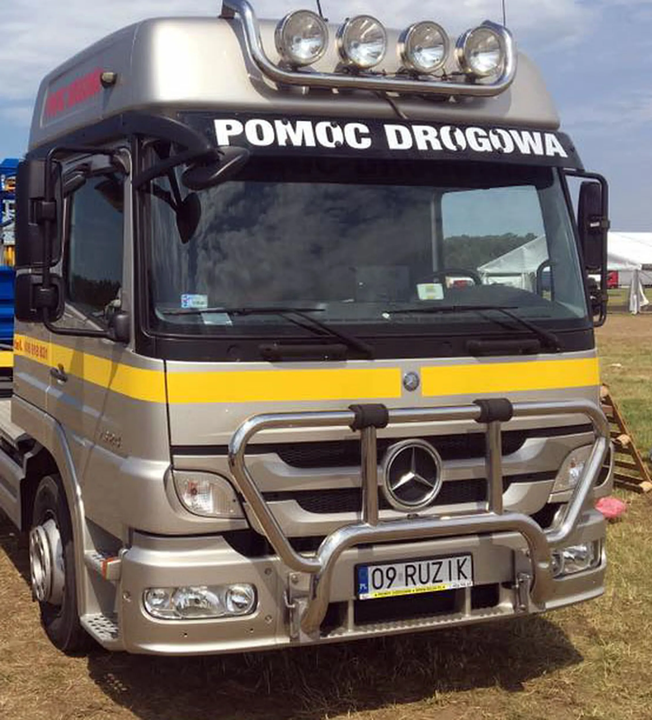 Fajny numer, blacha O9 RUZIK