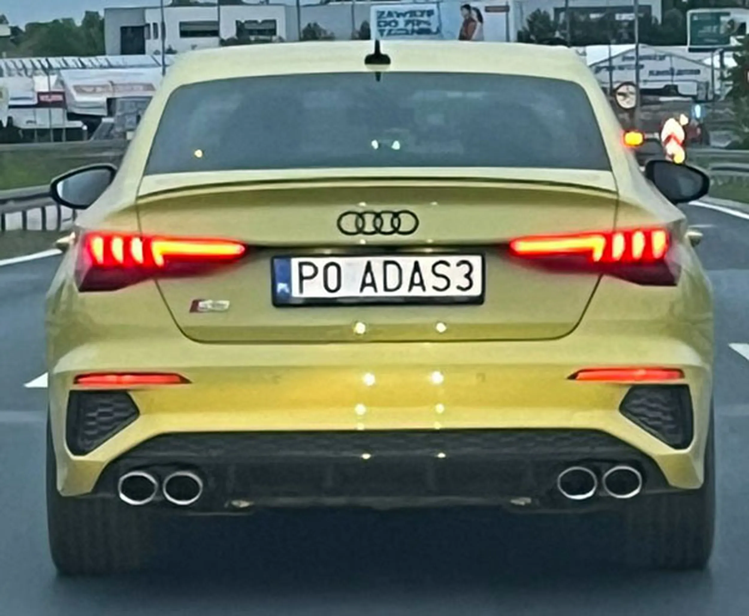 Fajny numer, blacha P0 ADAS3