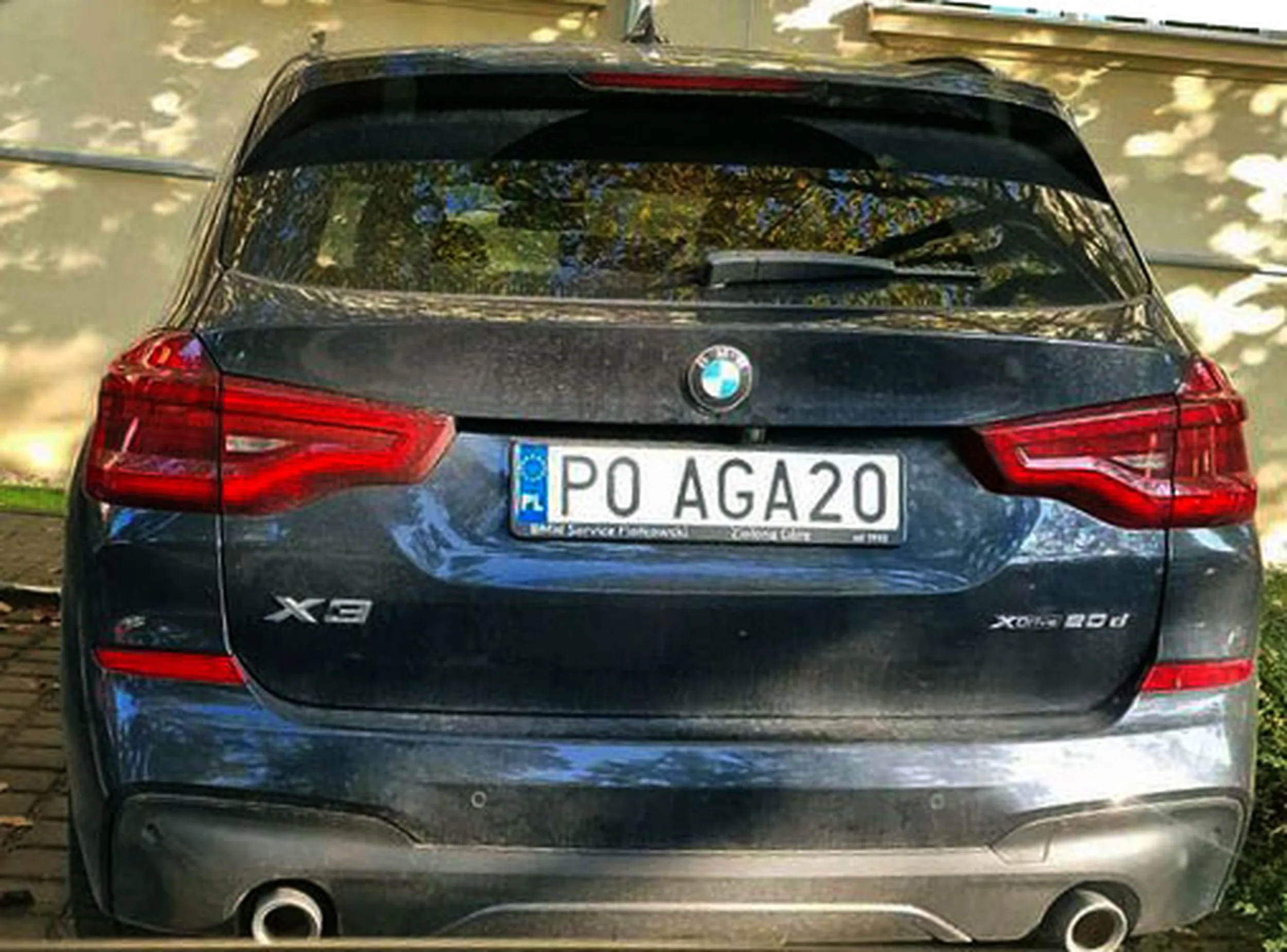 Fajny numer, blacha P0 AGA20