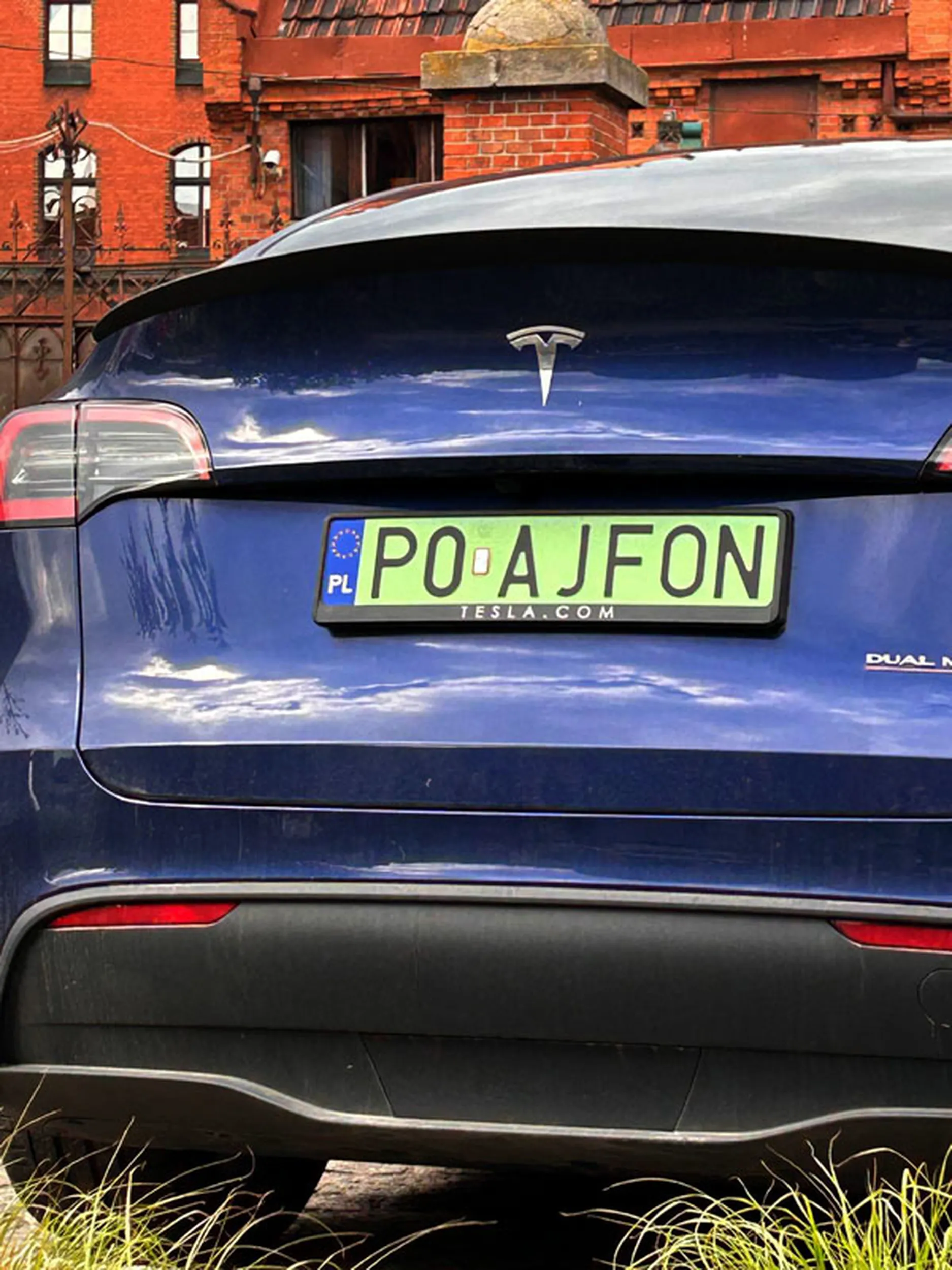 Fajny numer, blacha P0 AJFON