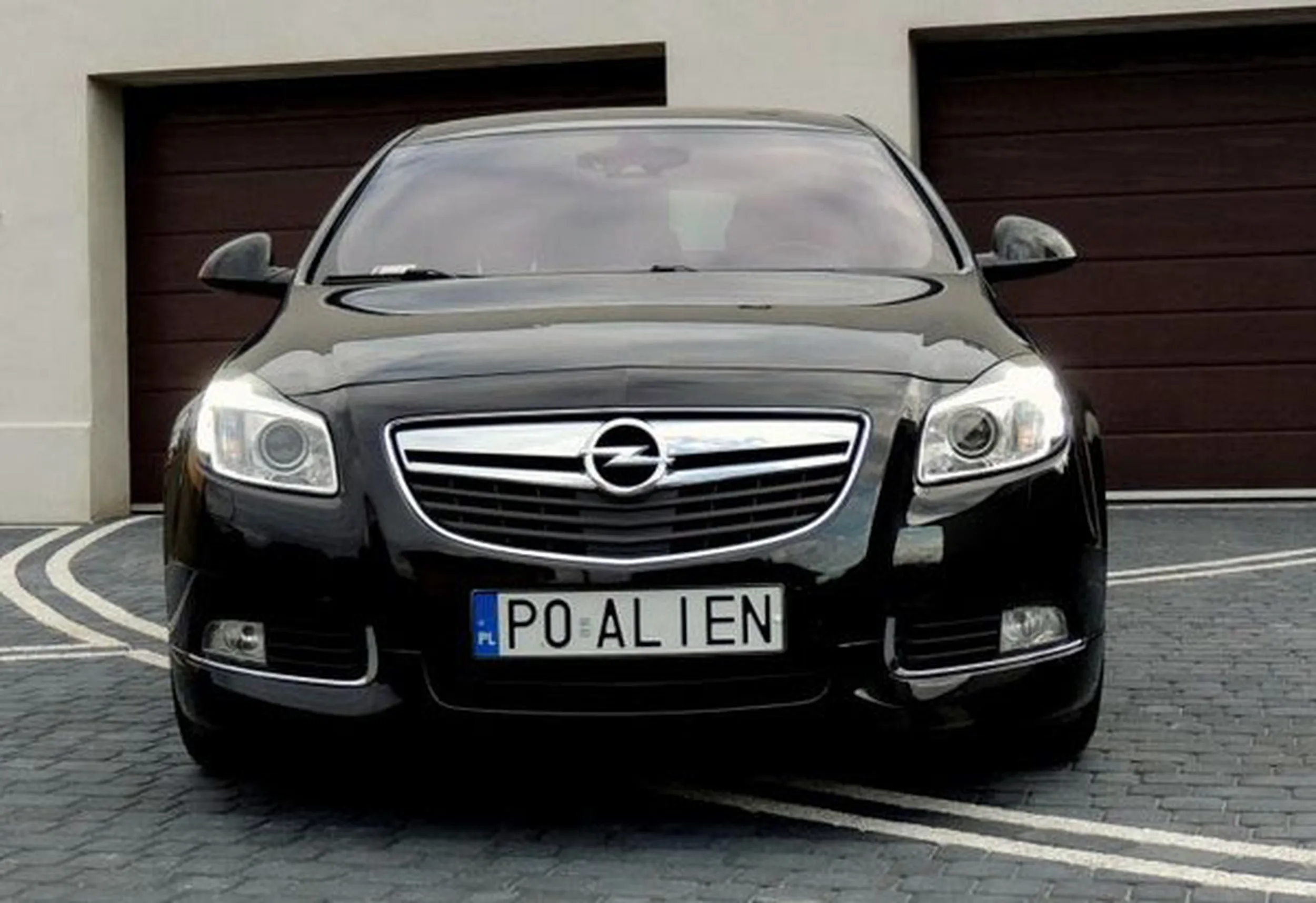 Fajny numer, blacha P0 ALIEN