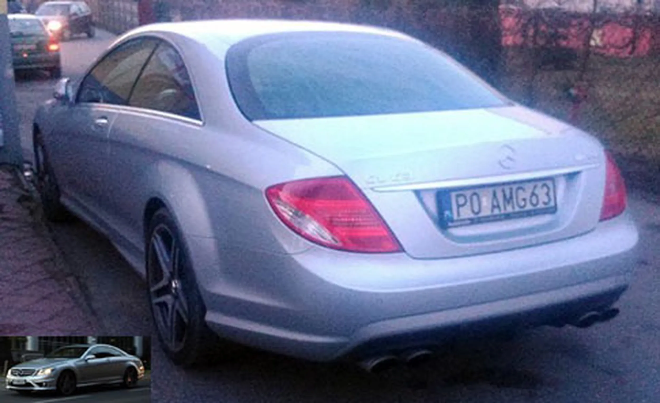 Fajny numer, blacha P0 AMG63