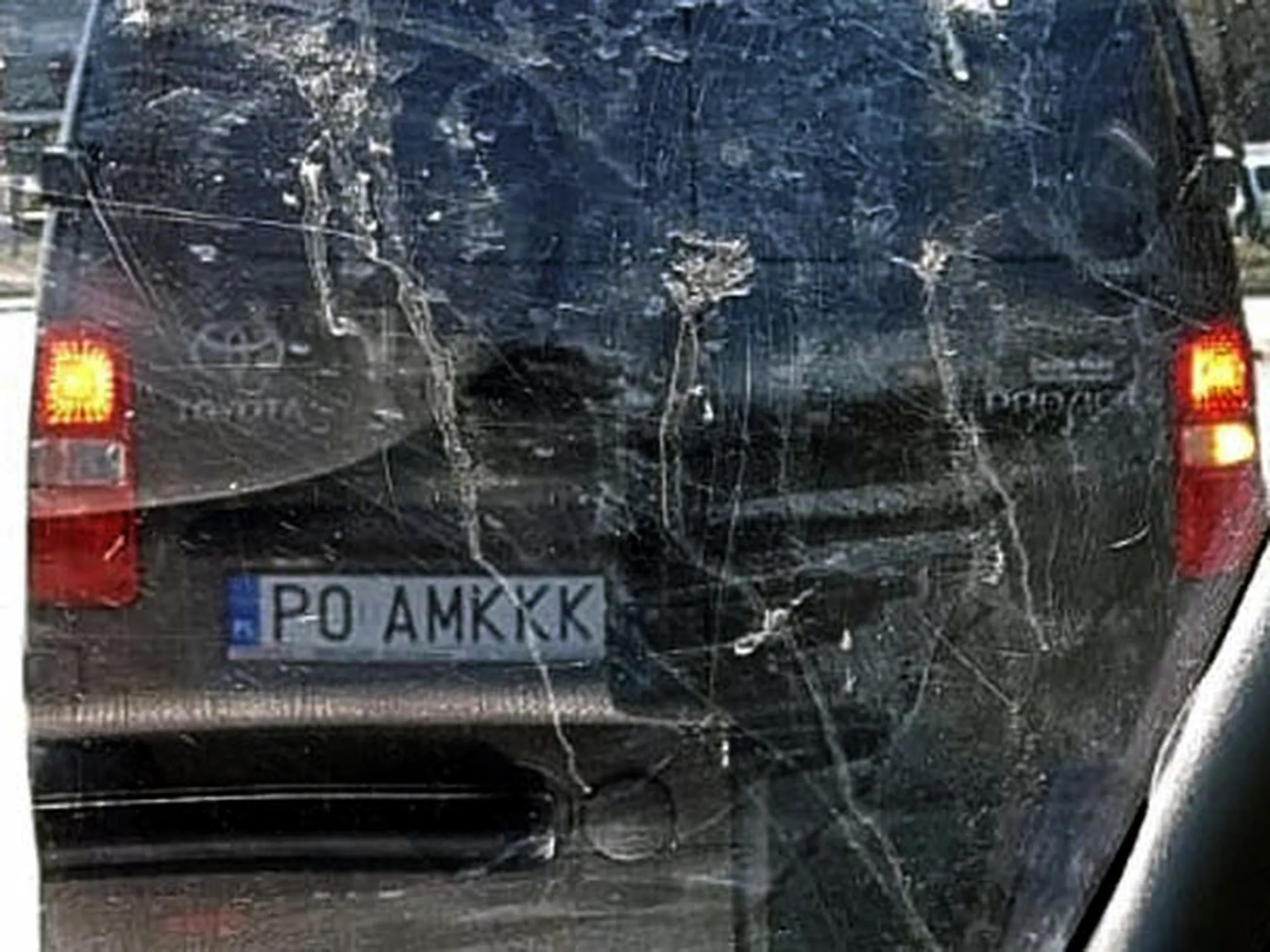 Fajny numer, blacha P0 AMKKK