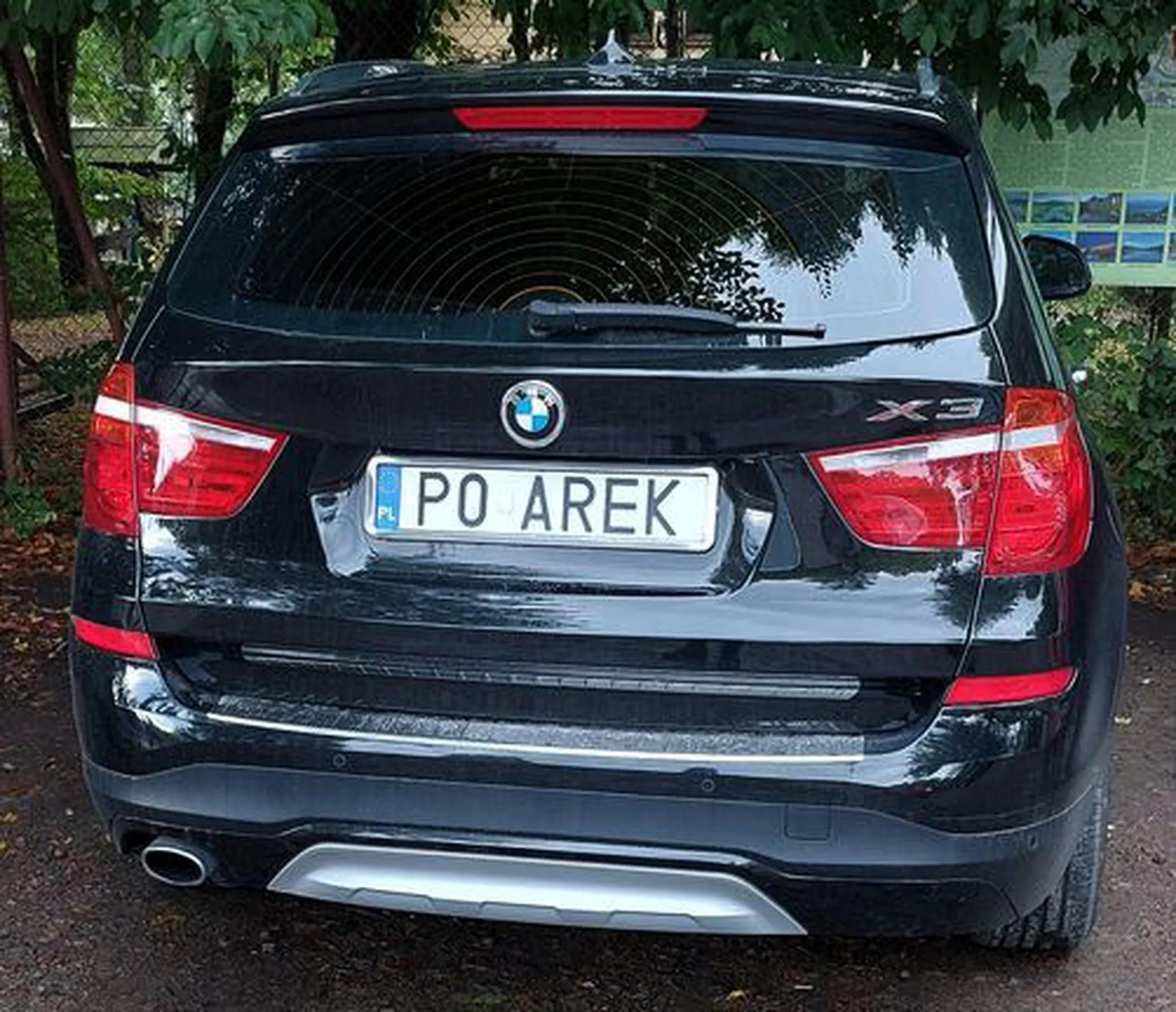 Fajny numer, blacha P0 AREK