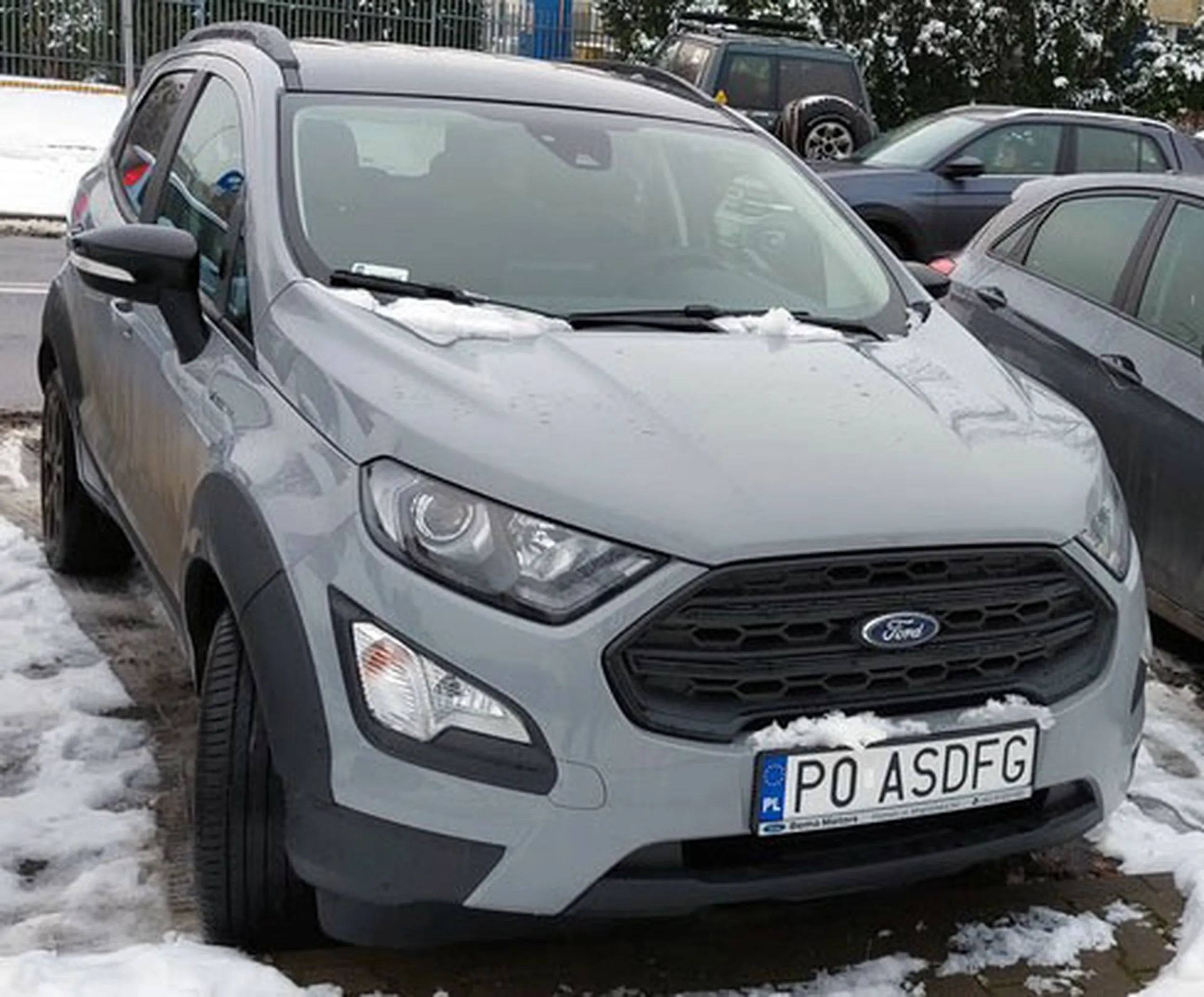 Fajny numer, blacha P0 ASDFG