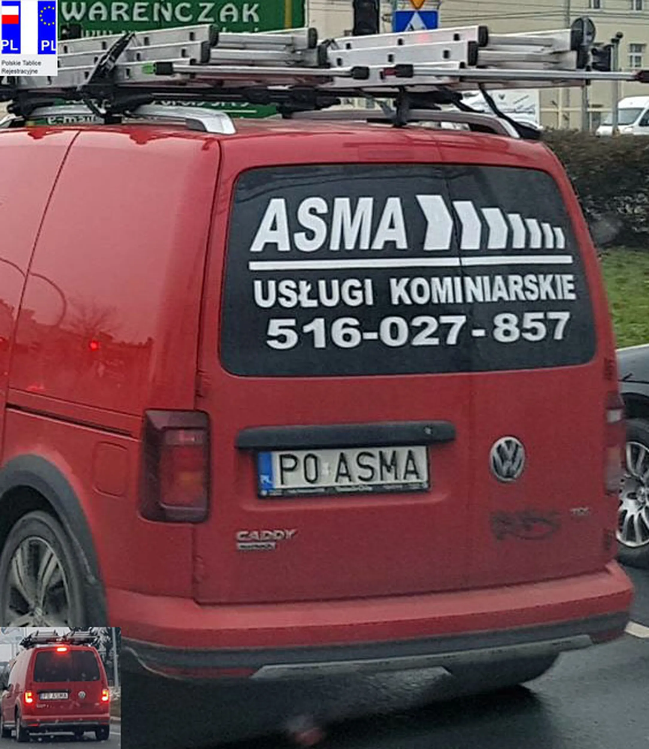 Fajny numer, blacha P0 ASMA