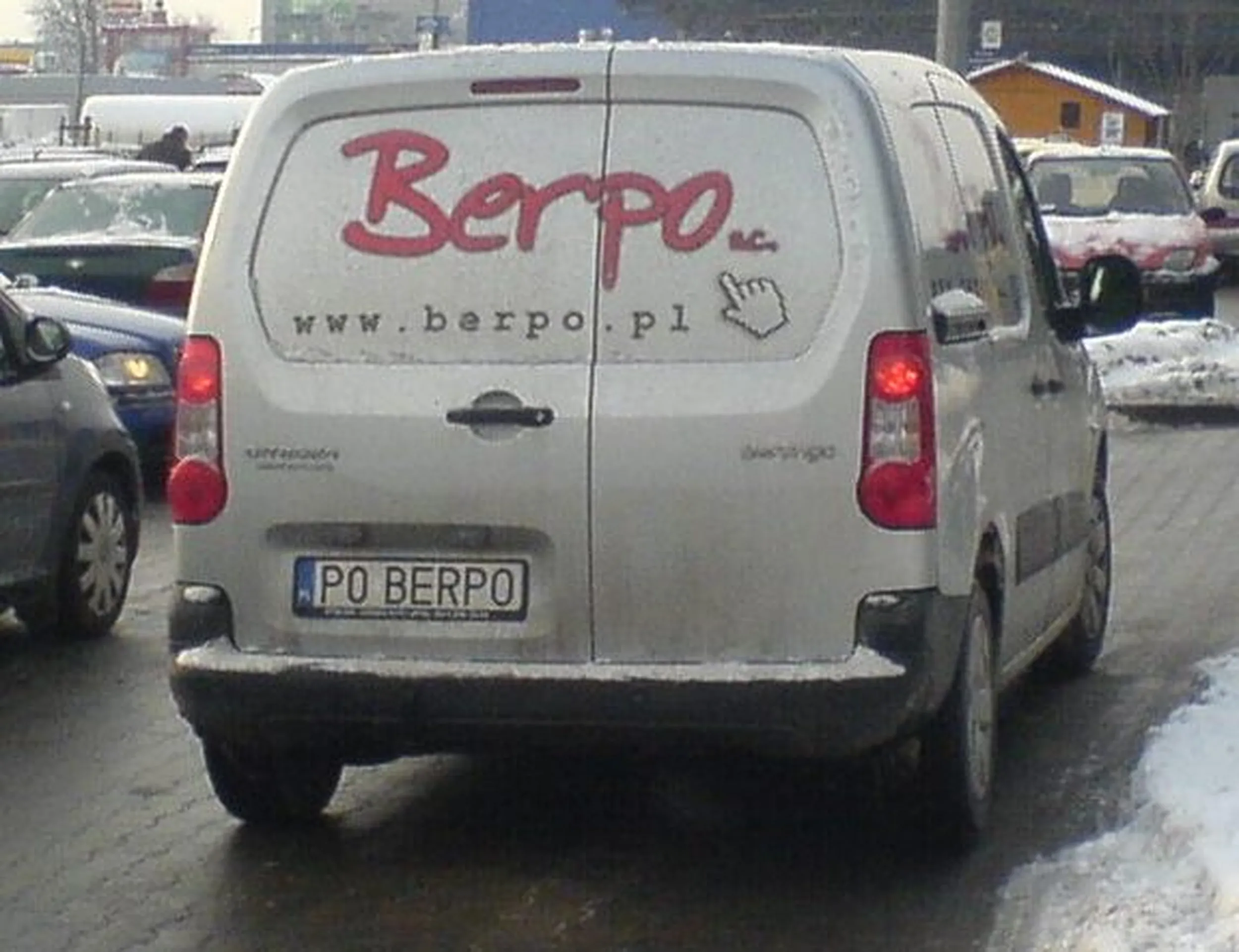 Fajny numer, blacha P0 BERPO