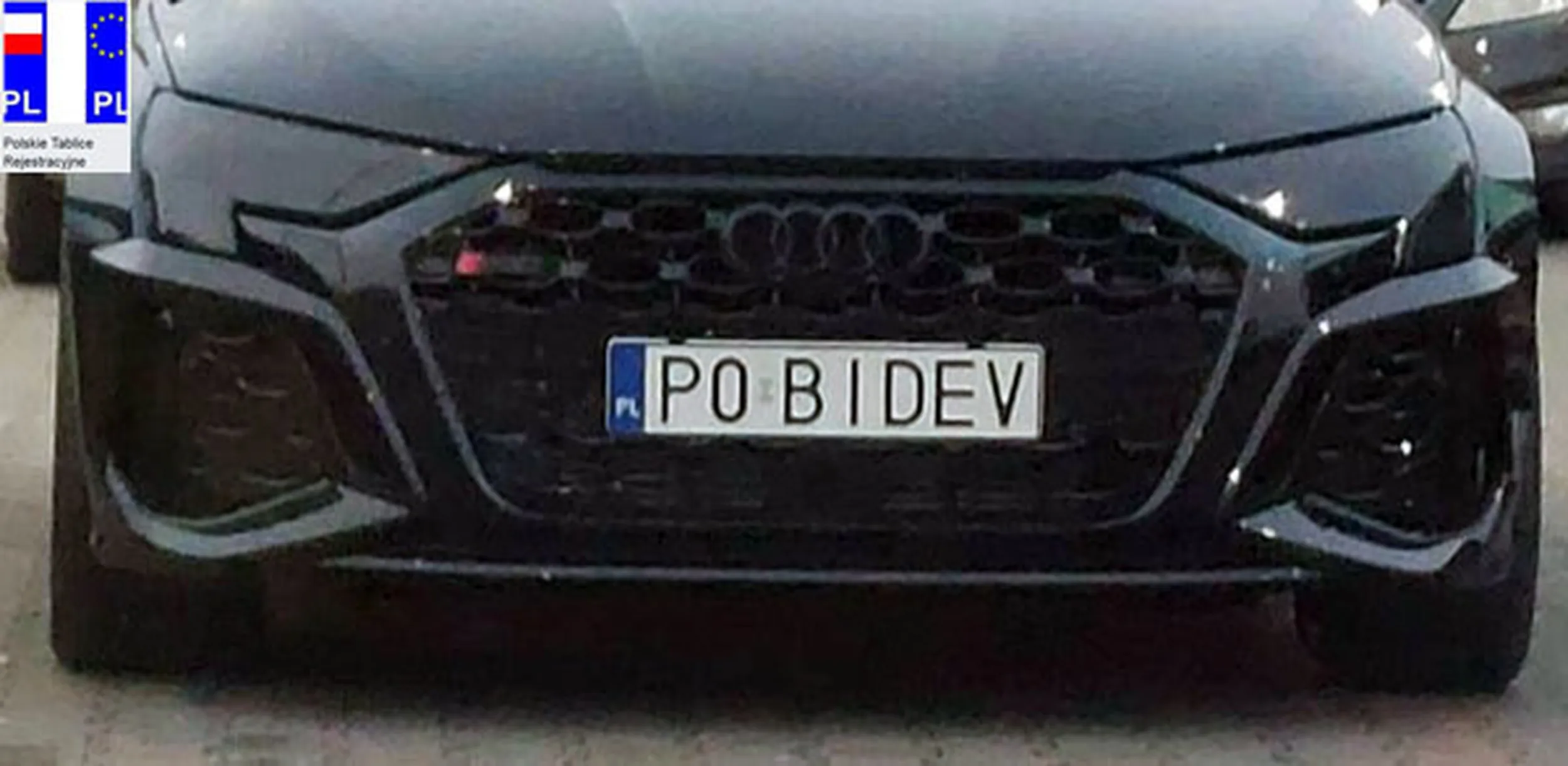 Fajny numer, blacha P0 BIDEV