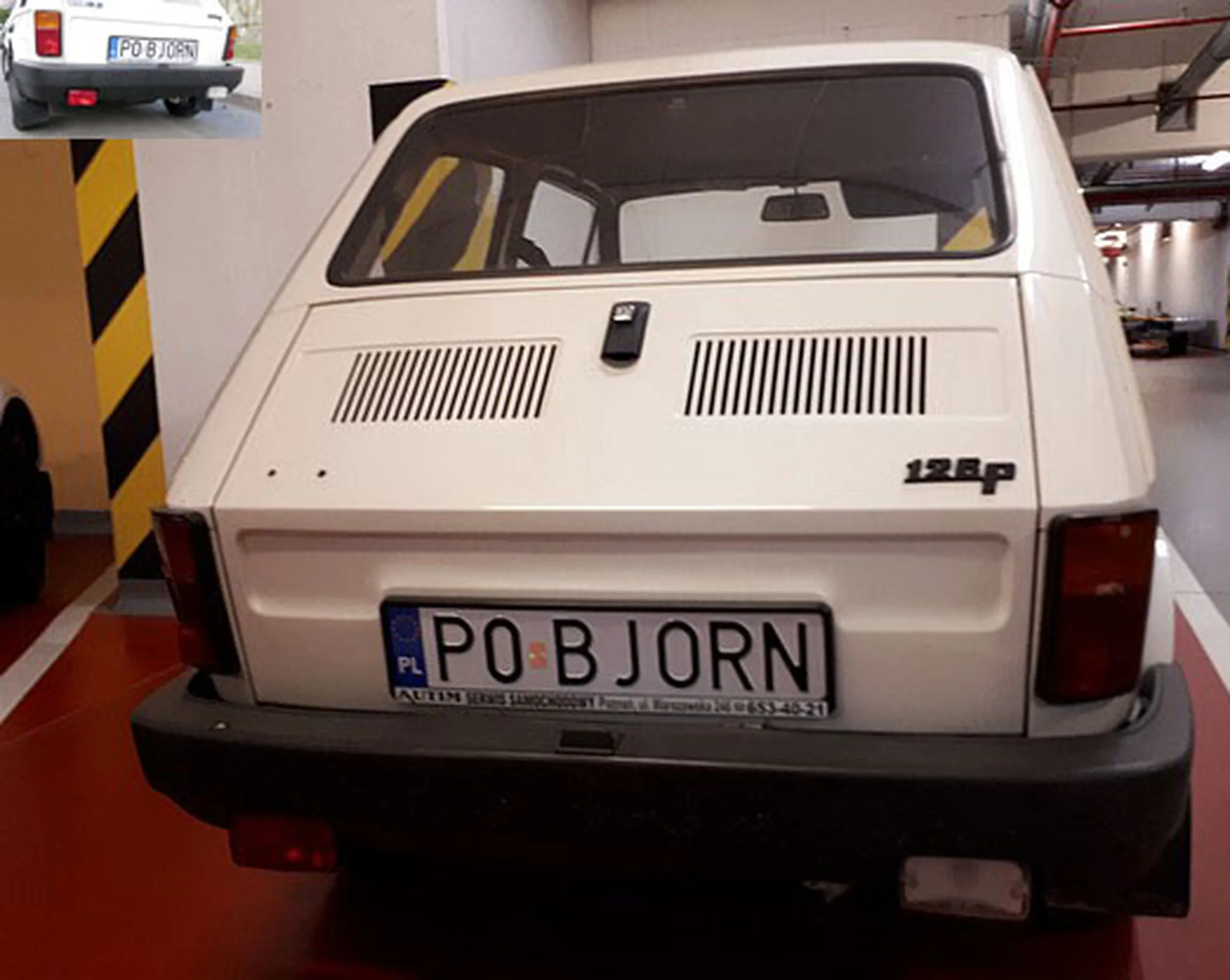 Fajny numer, blacha P0 BJORN