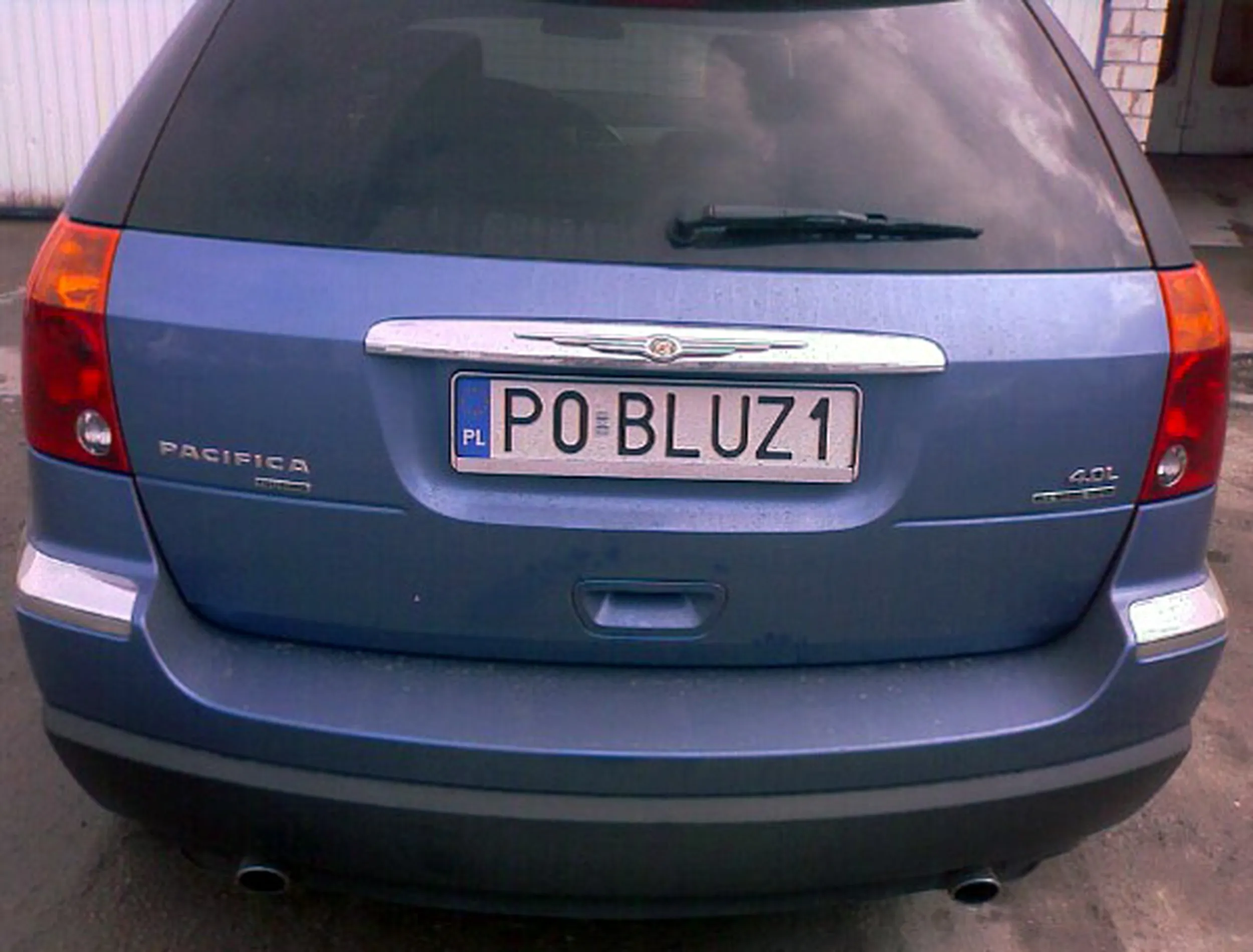 Fajny numer, blacha P0 BLUZ1