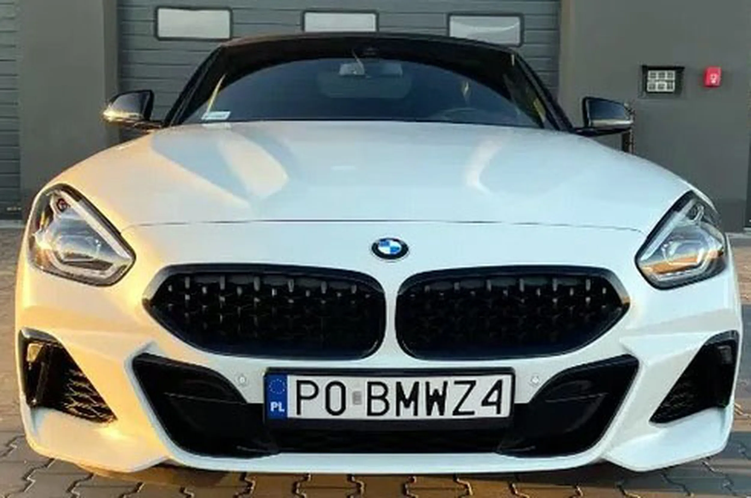 Fajny numer, blacha P0 BMWZ4