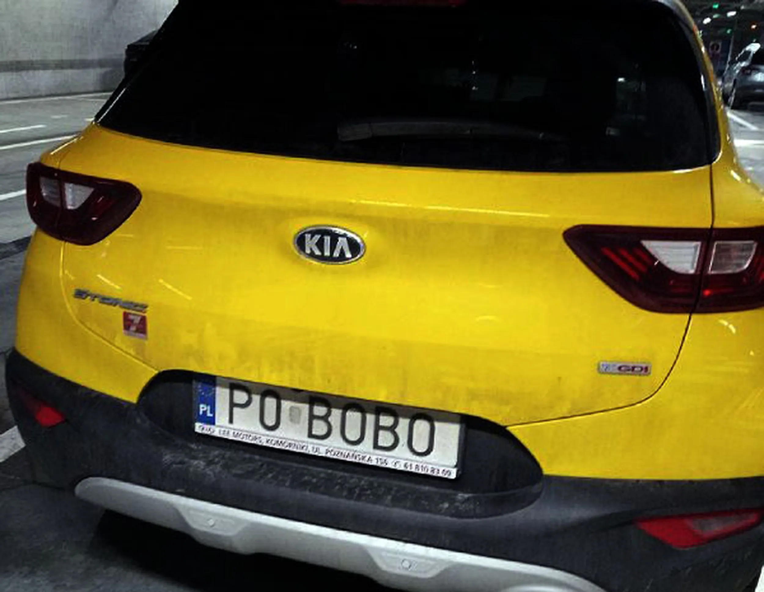 Fajny numer, blacha P0 BOBO