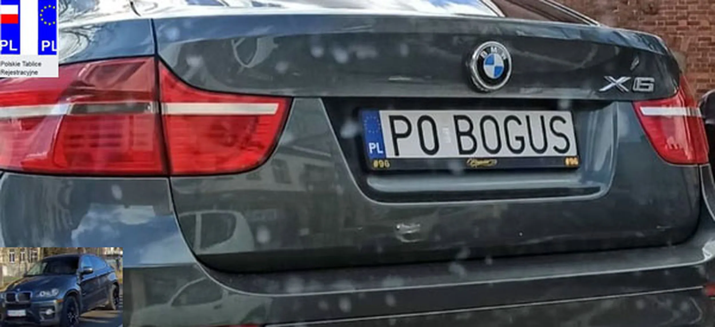 Fajny numer, blacha P0 BOGUS