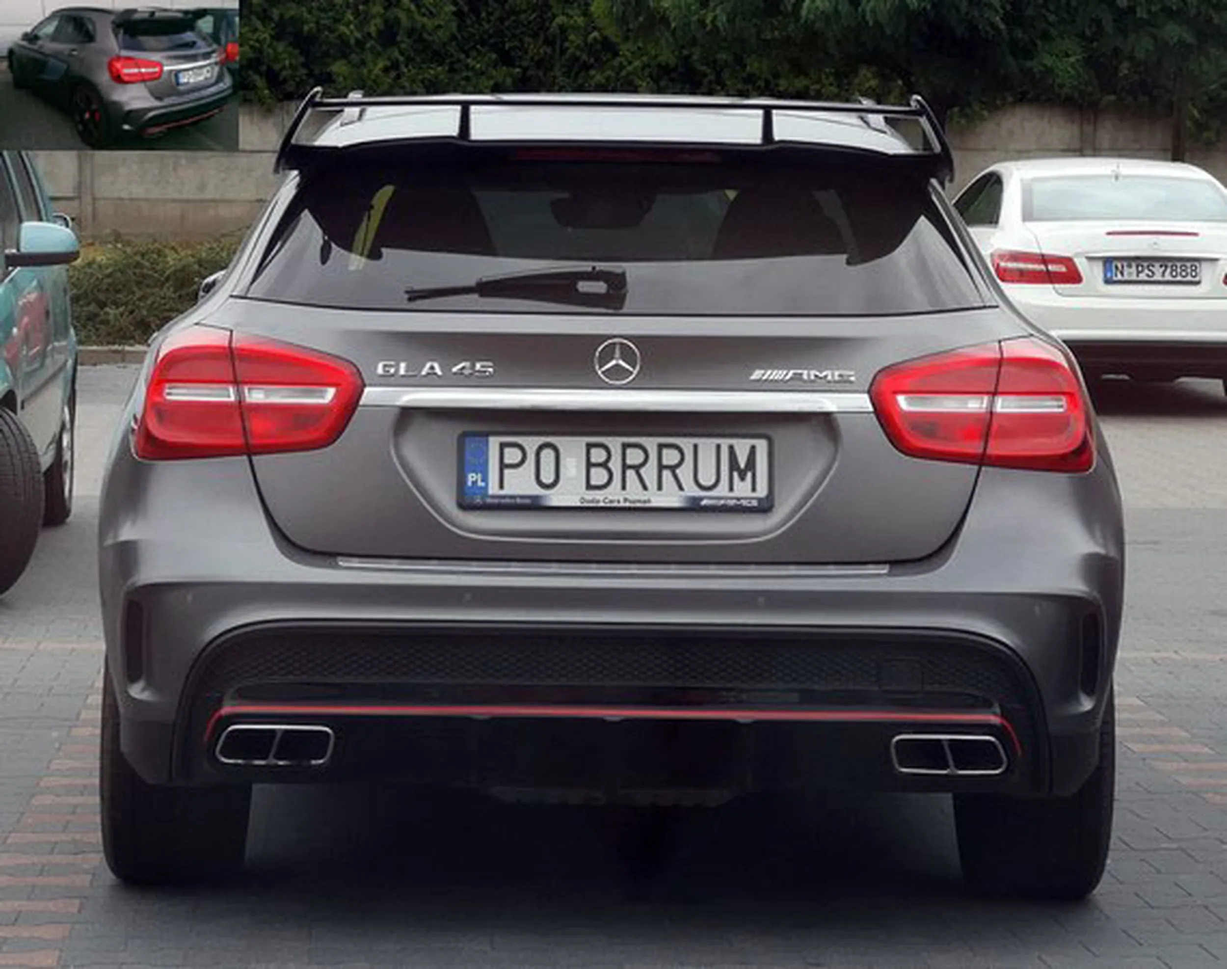 Fajny numer, blacha P0 BRRUM