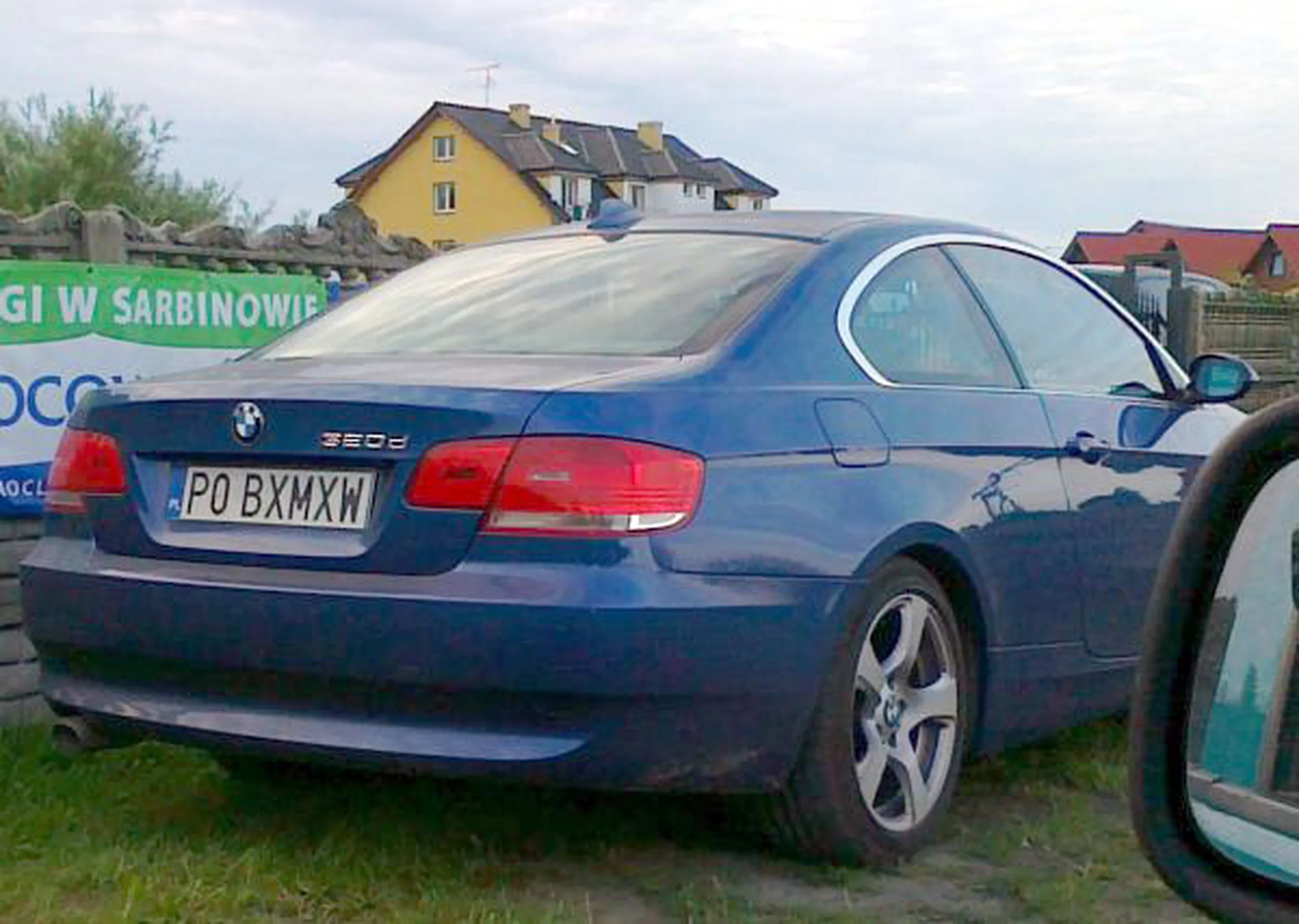 Fajny numer, blacha P0 BXMXW