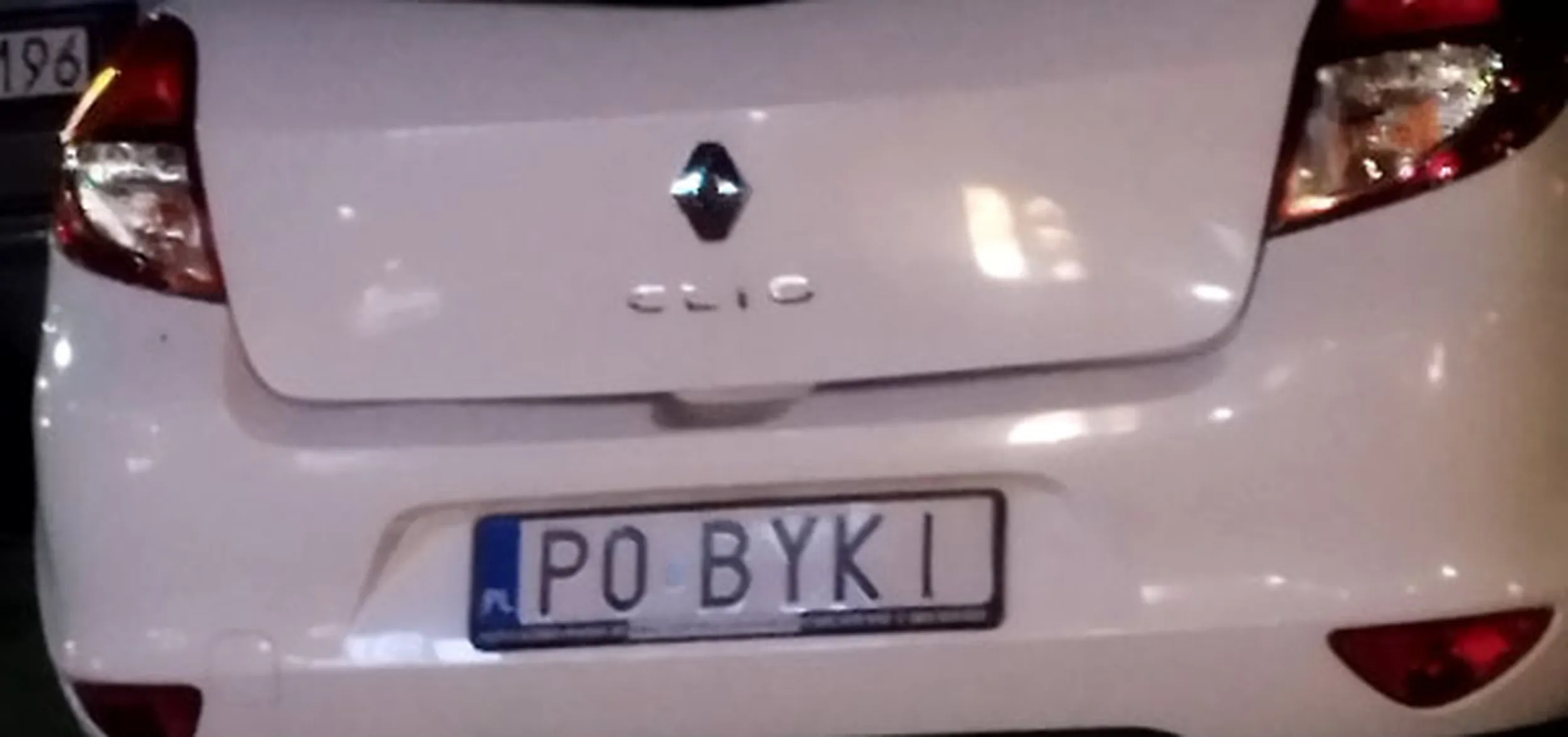 Fajny numer, blacha P0 BYKI