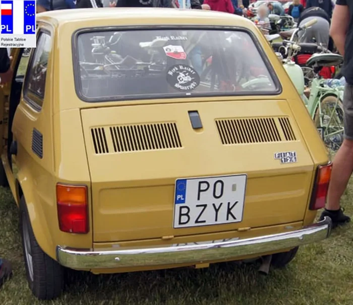 Fajny numer, blacha P0 BZYK