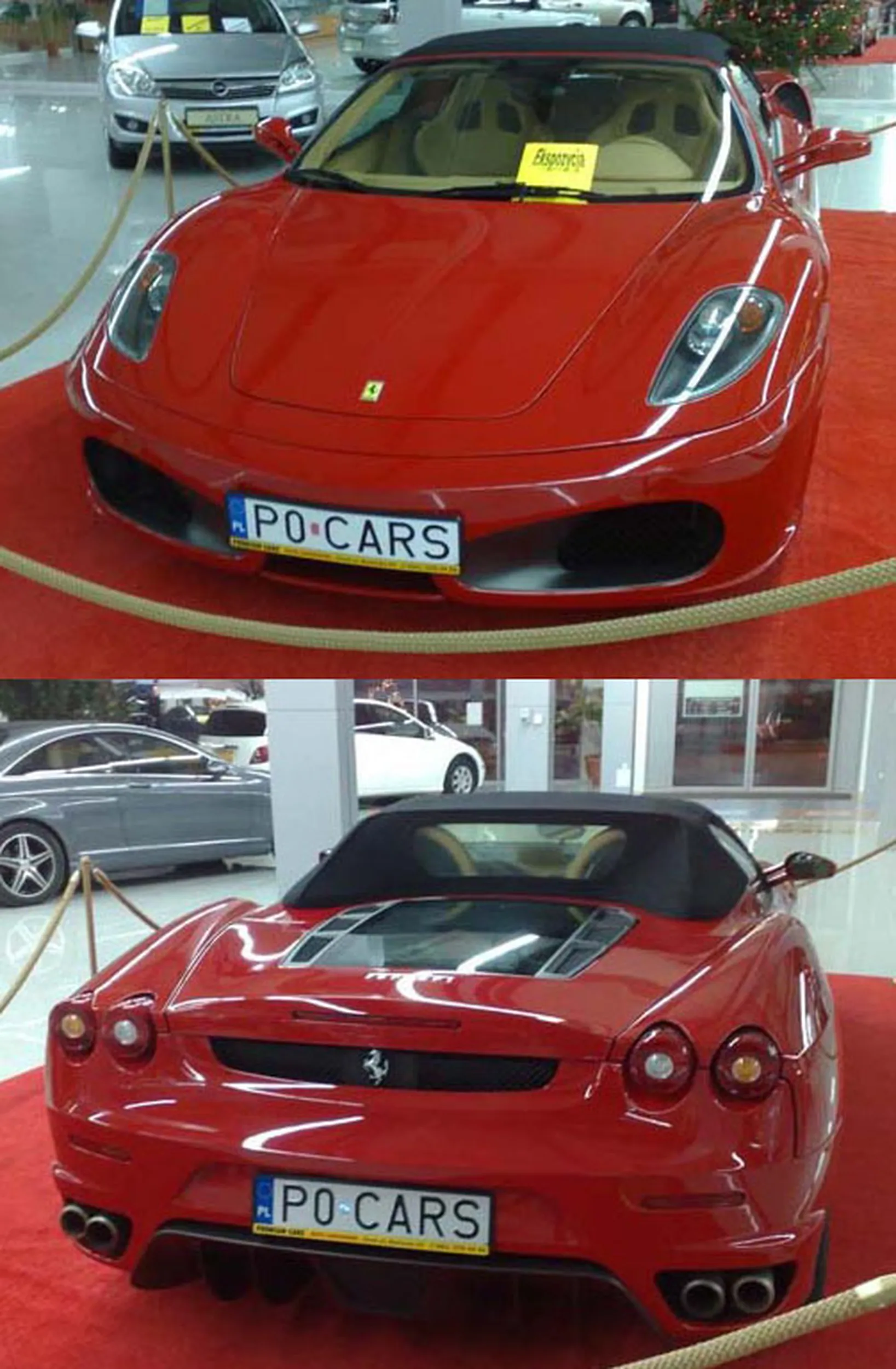 Fajny numer, blacha P0 CARS