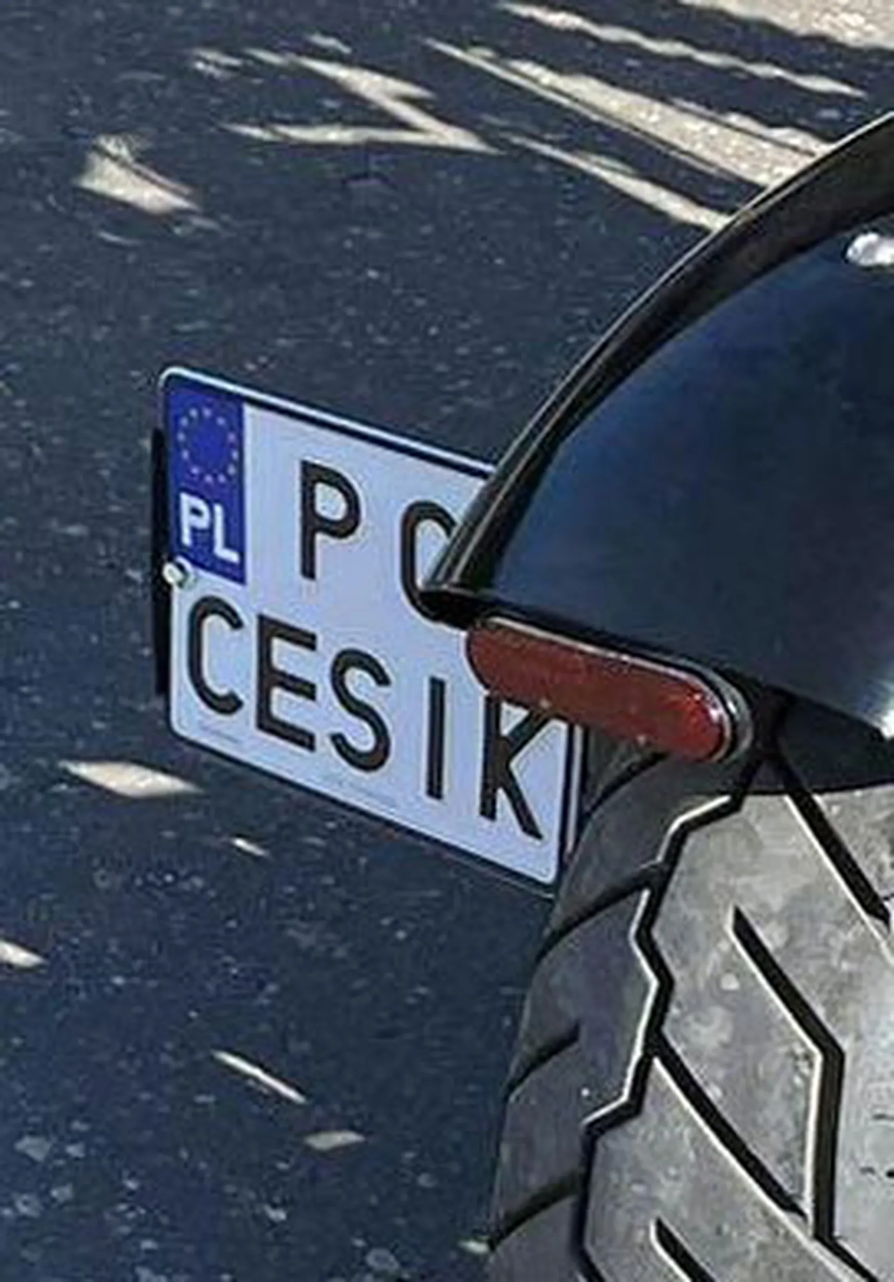 Fajny numer, blacha P0 CESIK