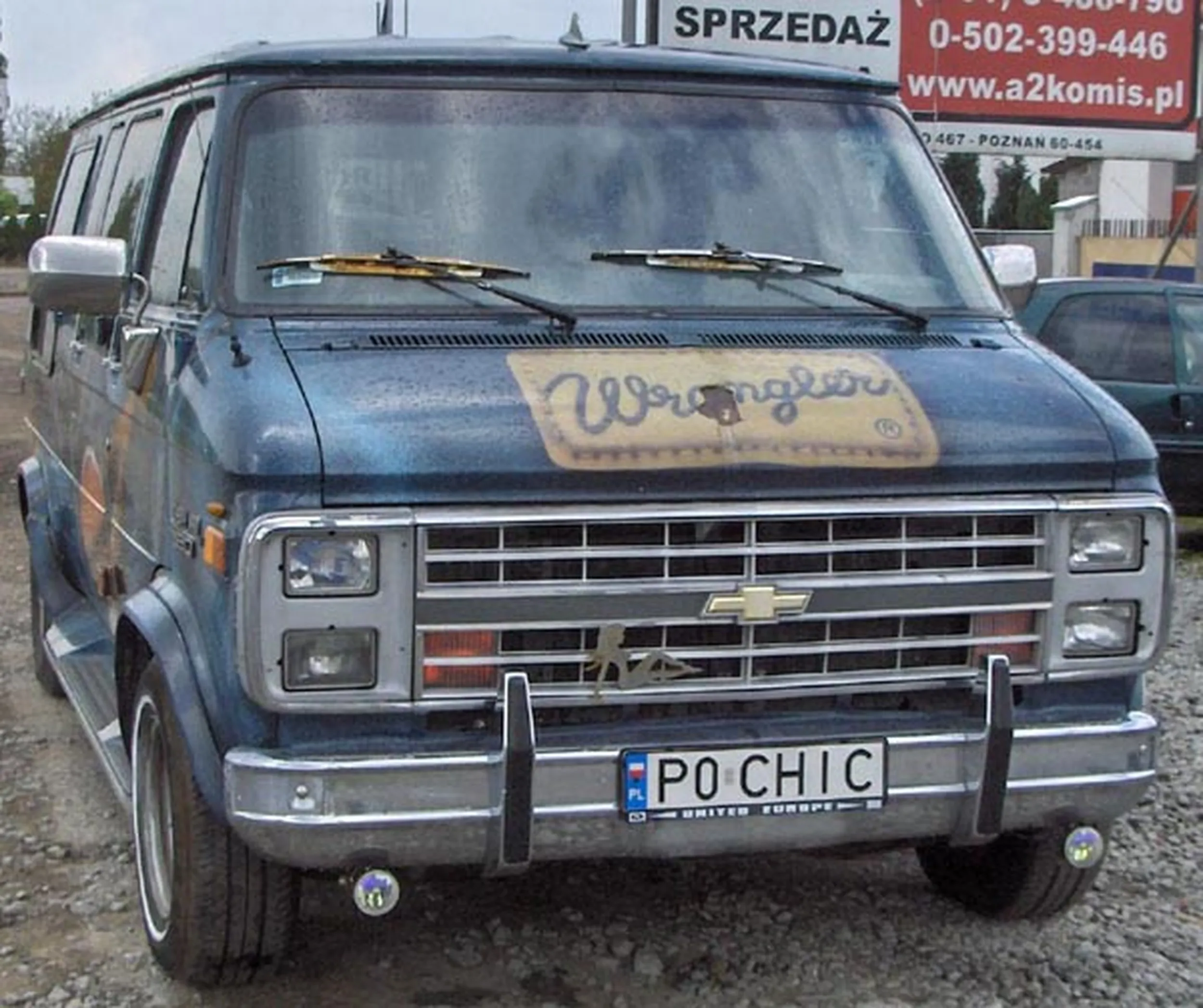 Fajny numer, blacha P0 CHIC