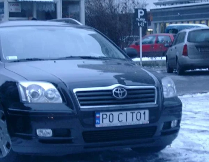 Fajny numer, blacha P0 CITO1