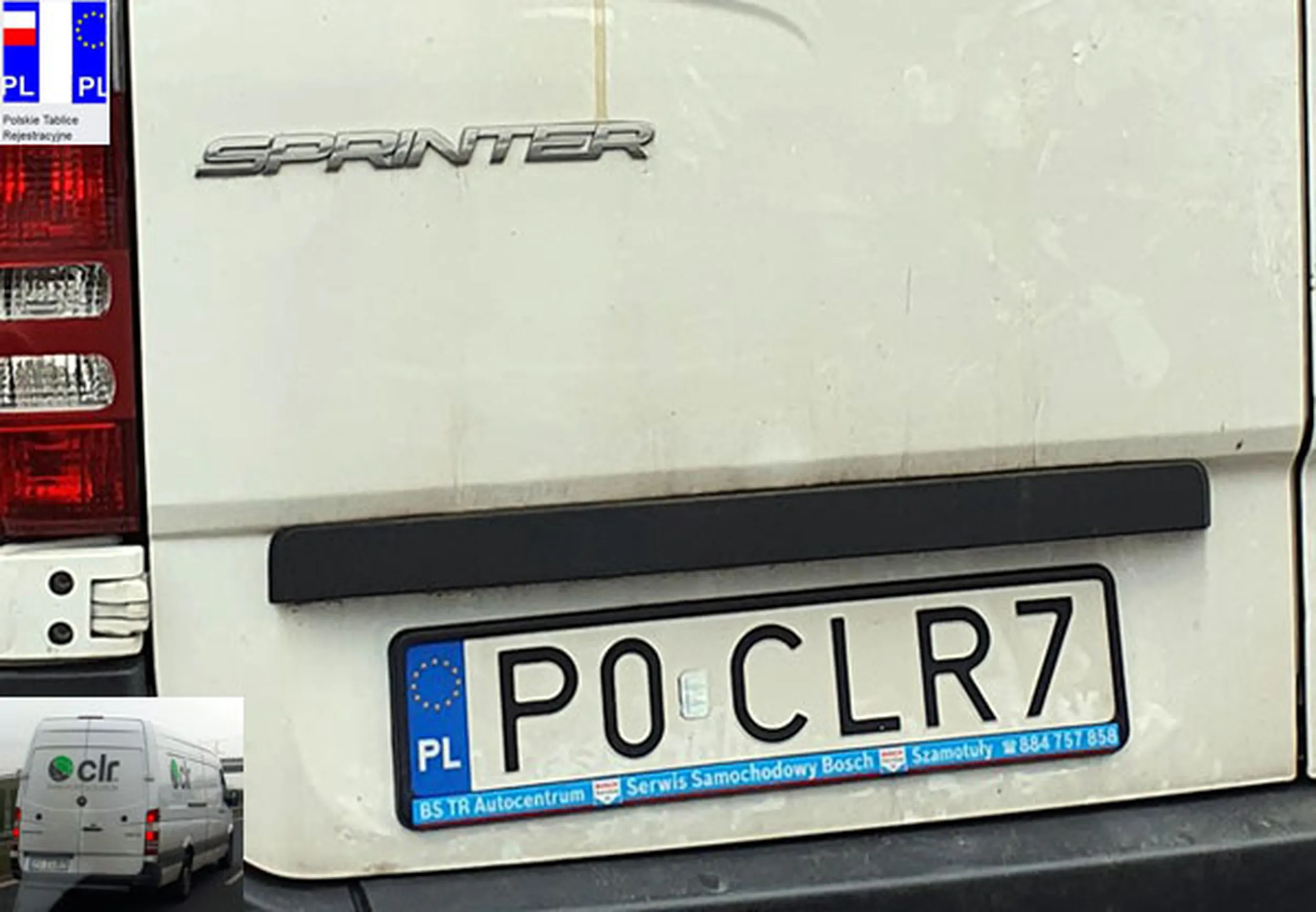 Fajny numer, blacha P0 CLR7