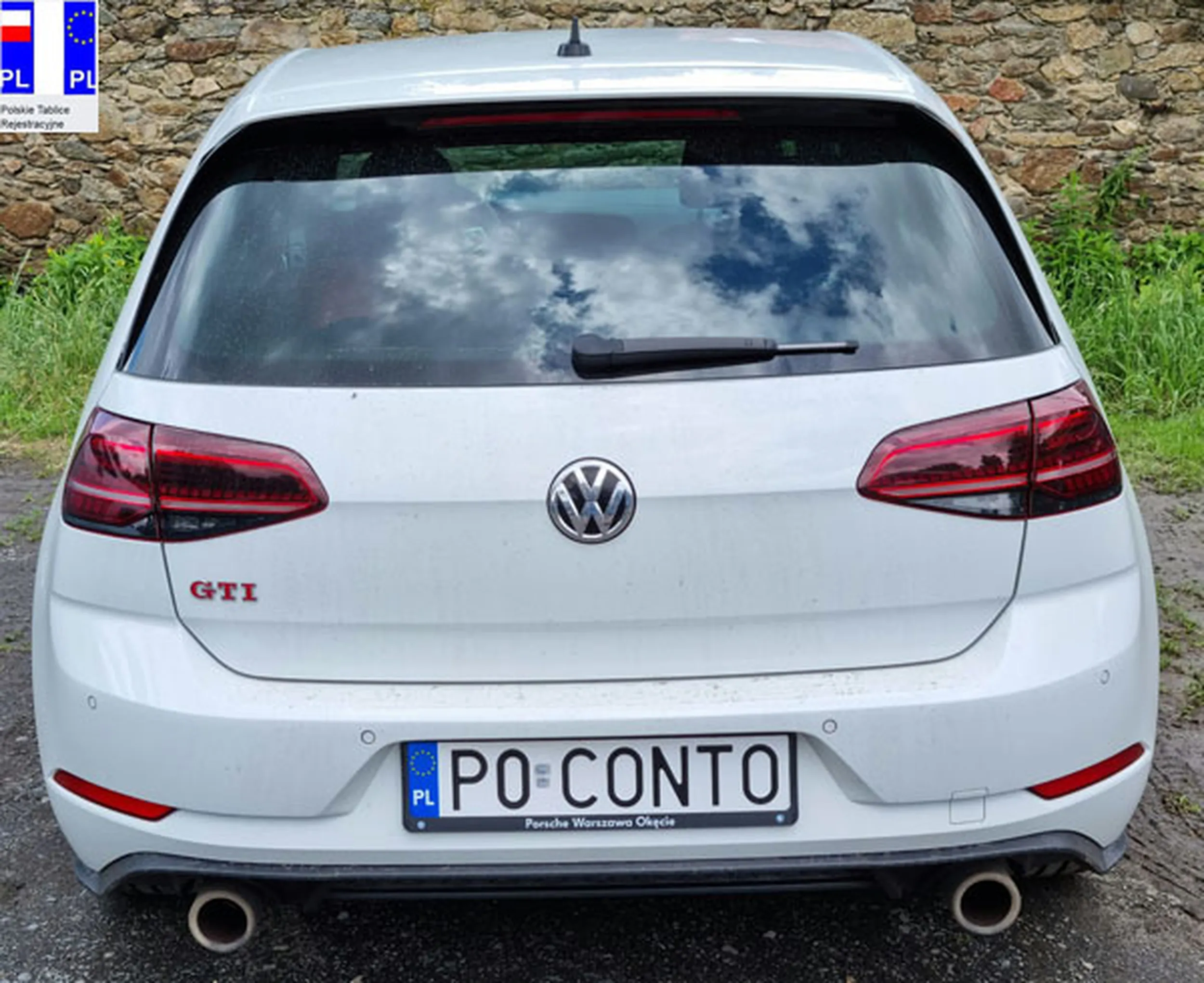 Fajny numer, blacha P0 CONTO