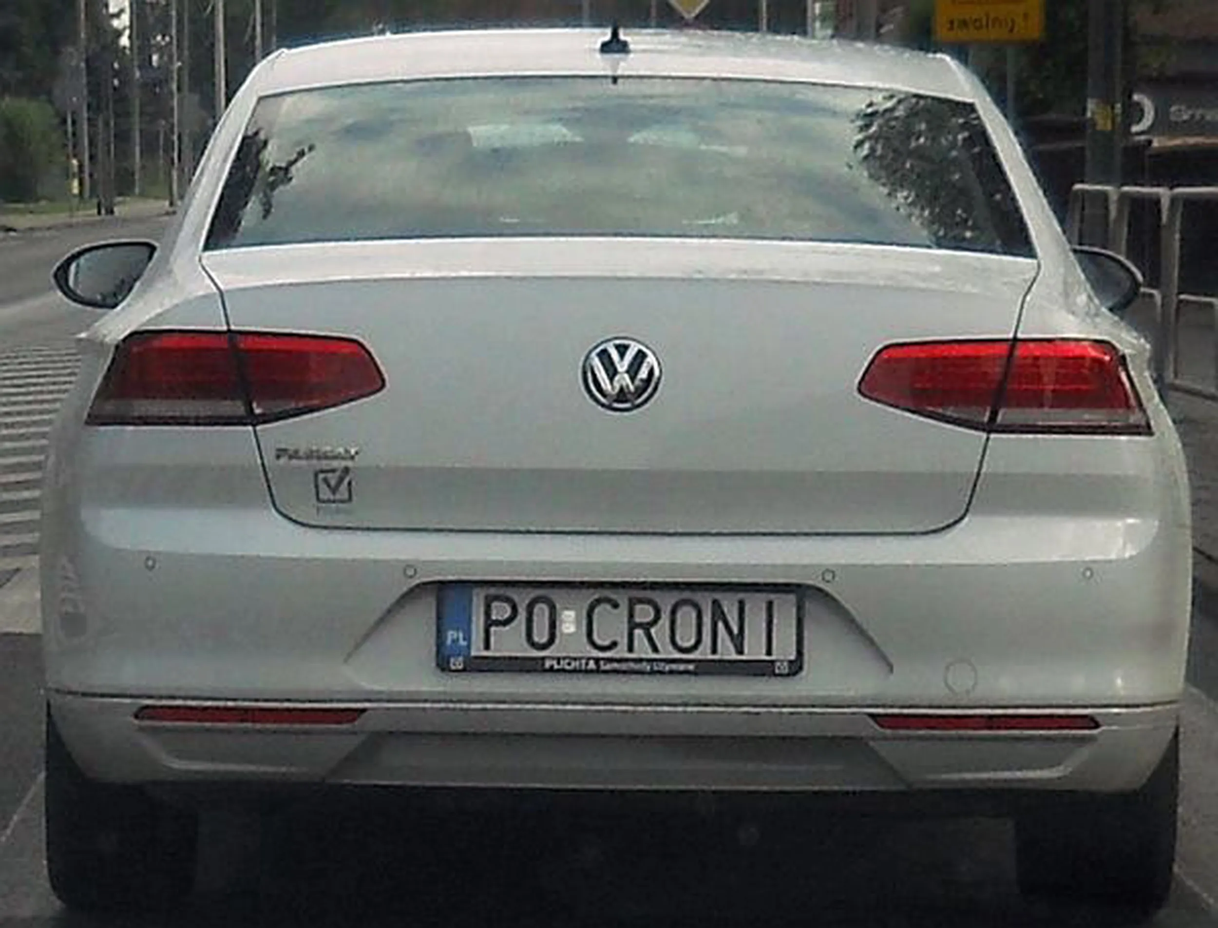 Fajny numer, blacha P0 CRONI