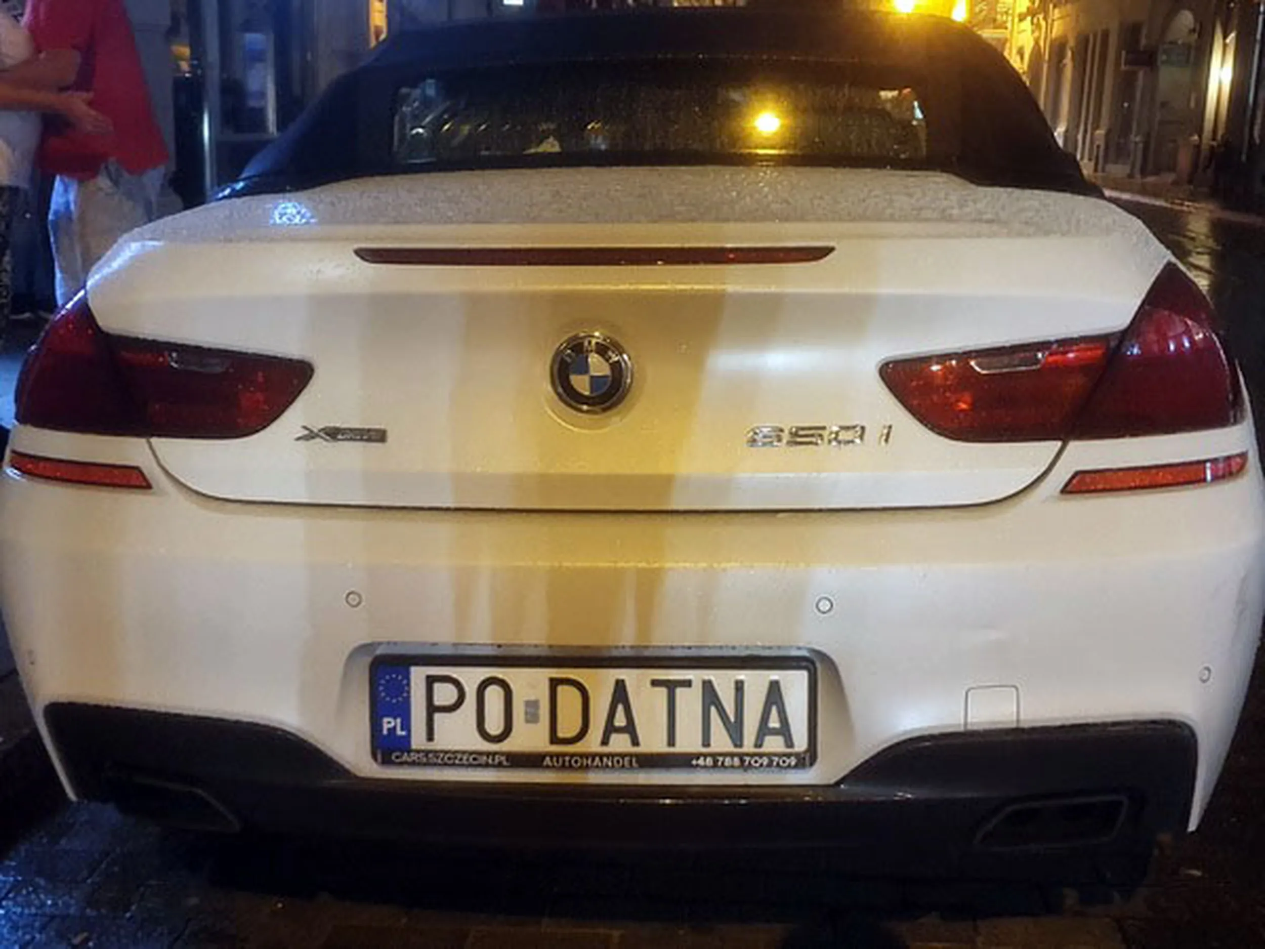 Fajny numer, blacha P0 DATNA